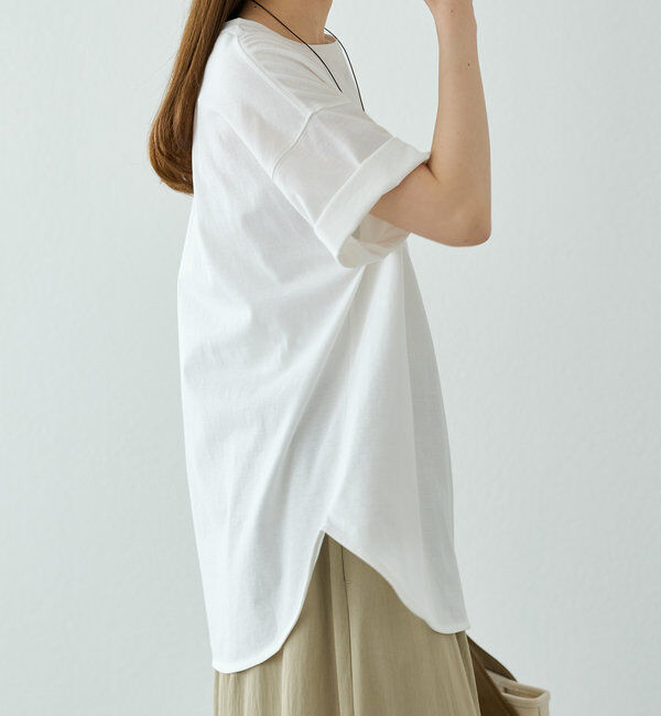  「【汗シミ防止】ワンポイントロゴTシャツ」|Tシャツ・カットソー|