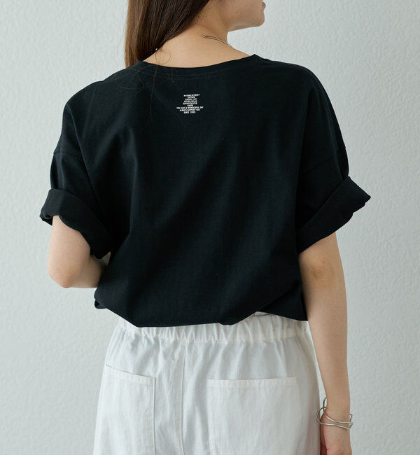  「【汗シミ防止】ワンポイントロゴTシャツ」|Tシャツ・カットソー|