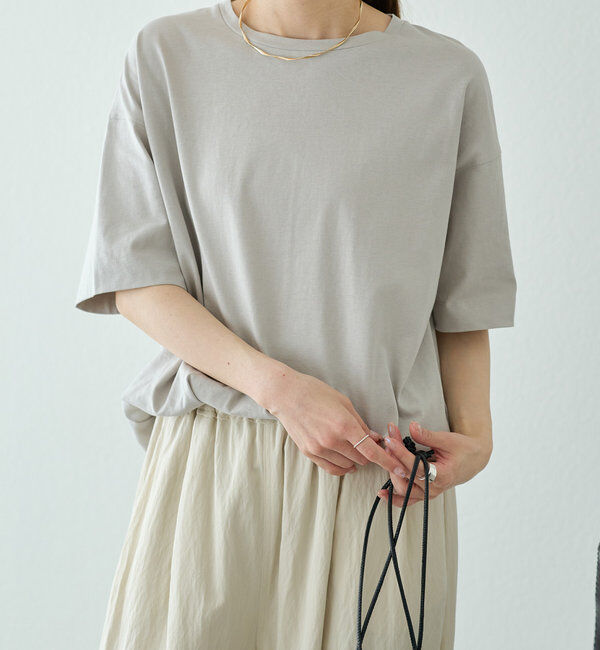  「【汗シミ防止】ワンポイントロゴTシャツ」|Tシャツ・カットソー|