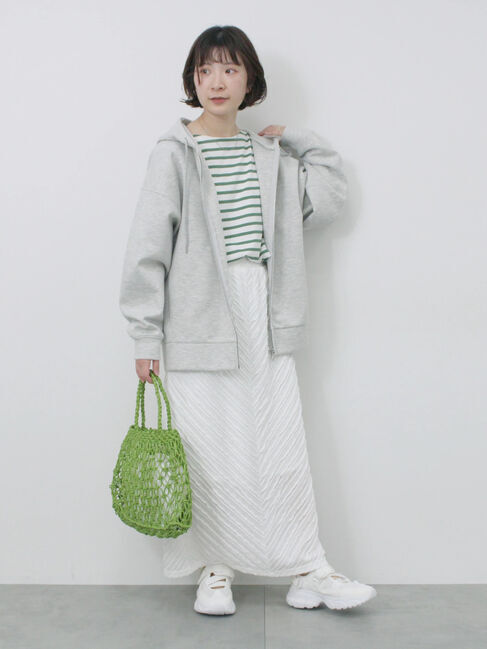 Samansa Mos2 blue「合皮マクラメバッグ」|その他|