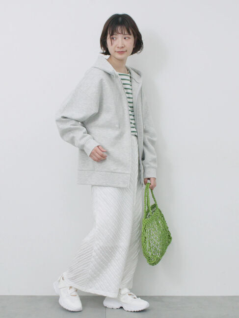 Samansa Mos2 blue「合皮マクラメバッグ」|その他|