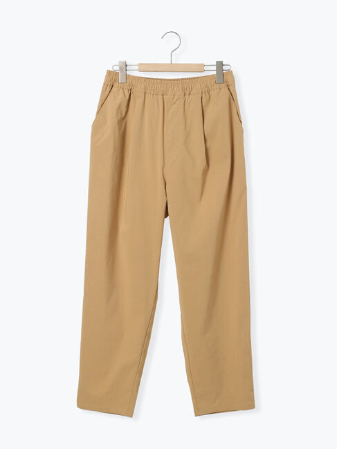 Samansa Mos2「【M/Lサイズ】麻混ストレッチテーパードパンツ」|その他|