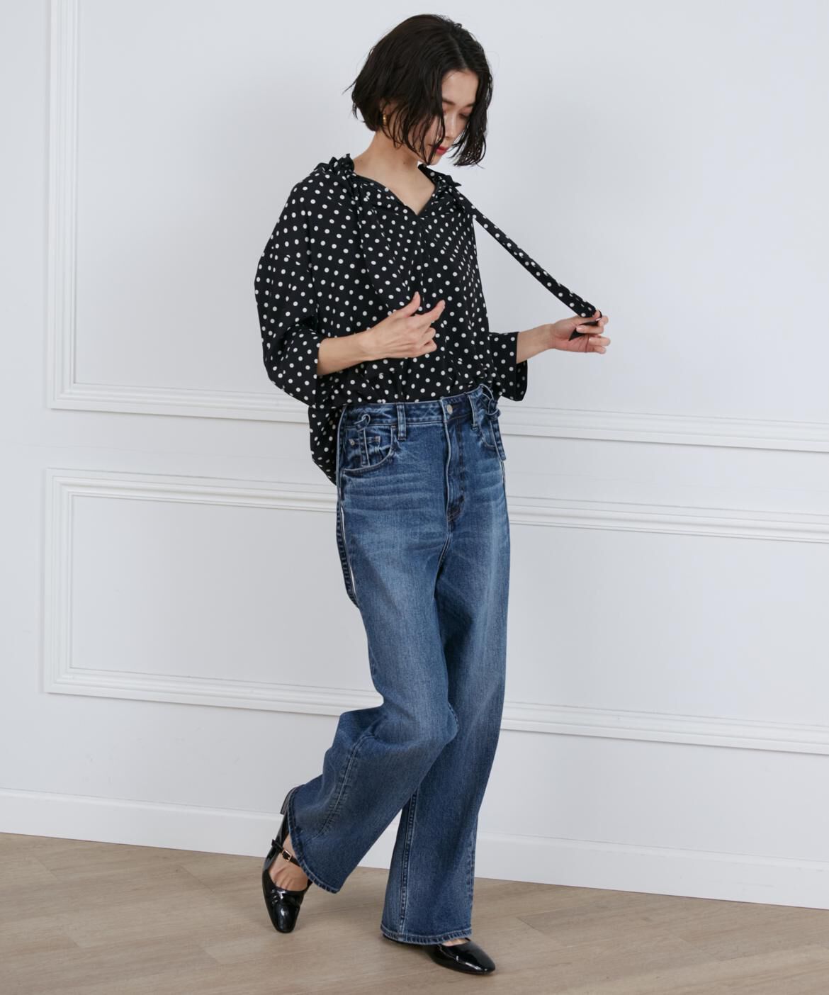 INED「《SUPERIOR CLOSET》別注サスペンダー付きワイドデニムパンツ《Healthy DENIM》」|その他|