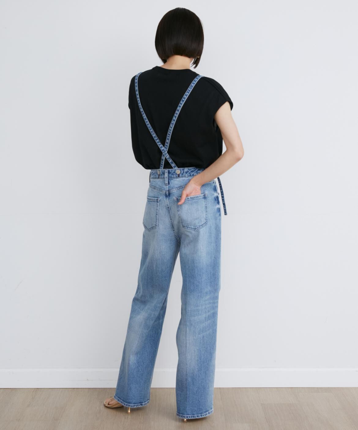 INED「《SUPERIOR CLOSET》別注サスペンダー付きワイドデニムパンツ《Healthy DENIM》」|その他|