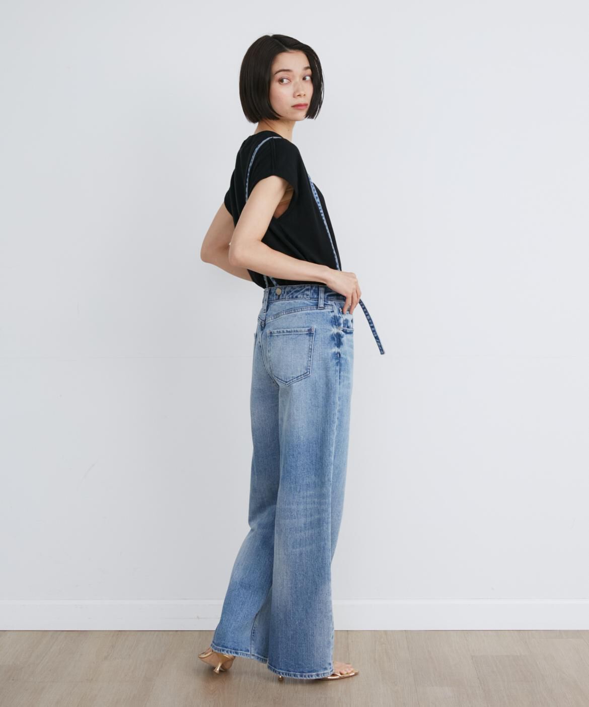 INED「《SUPERIOR CLOSET》別注サスペンダー付きワイドデニムパンツ《Healthy DENIM》」|その他|