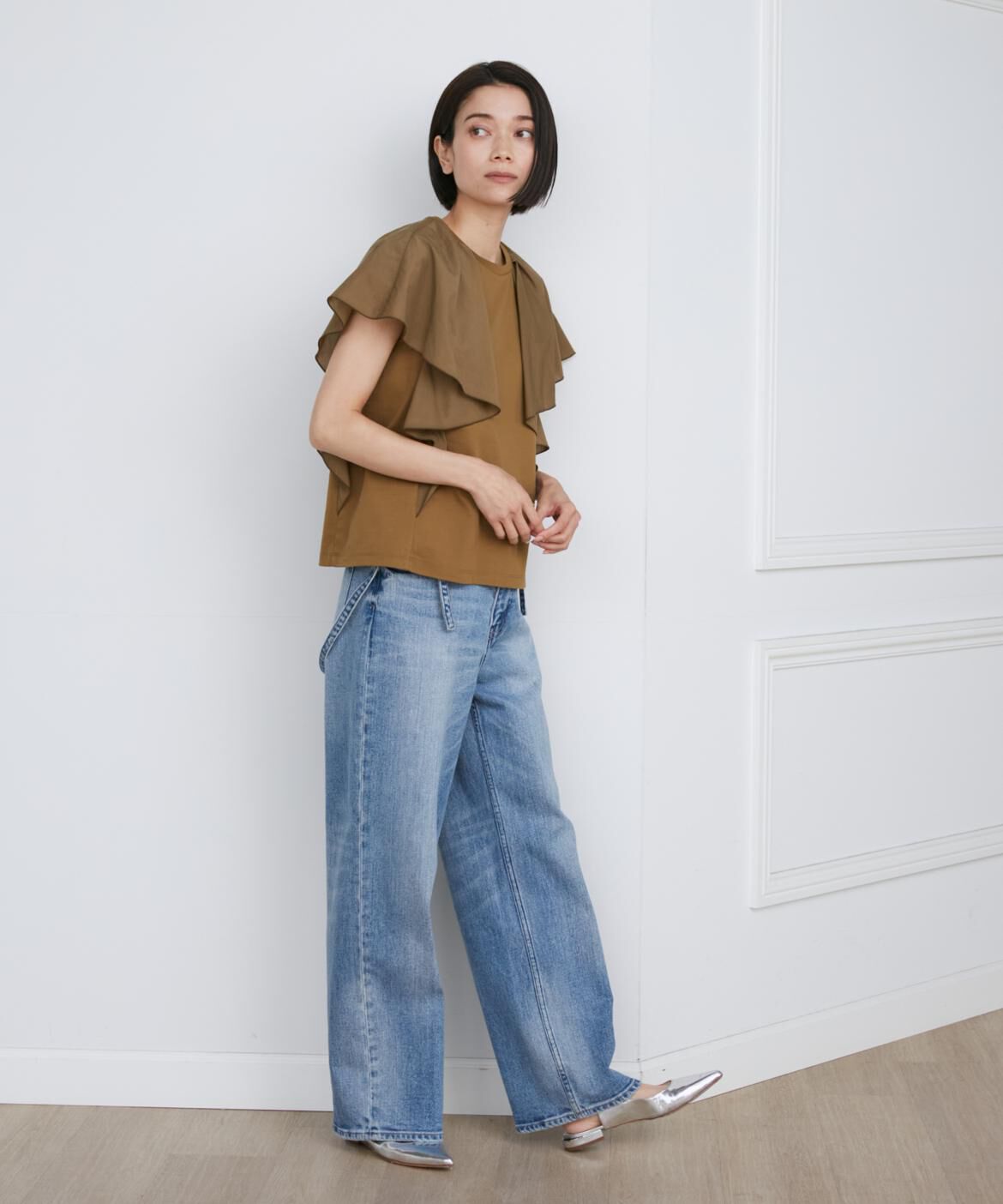 INED「《SUPERIOR CLOSET》別注サスペンダー付きワイドデニムパンツ《Healthy DENIM》」|その他|
