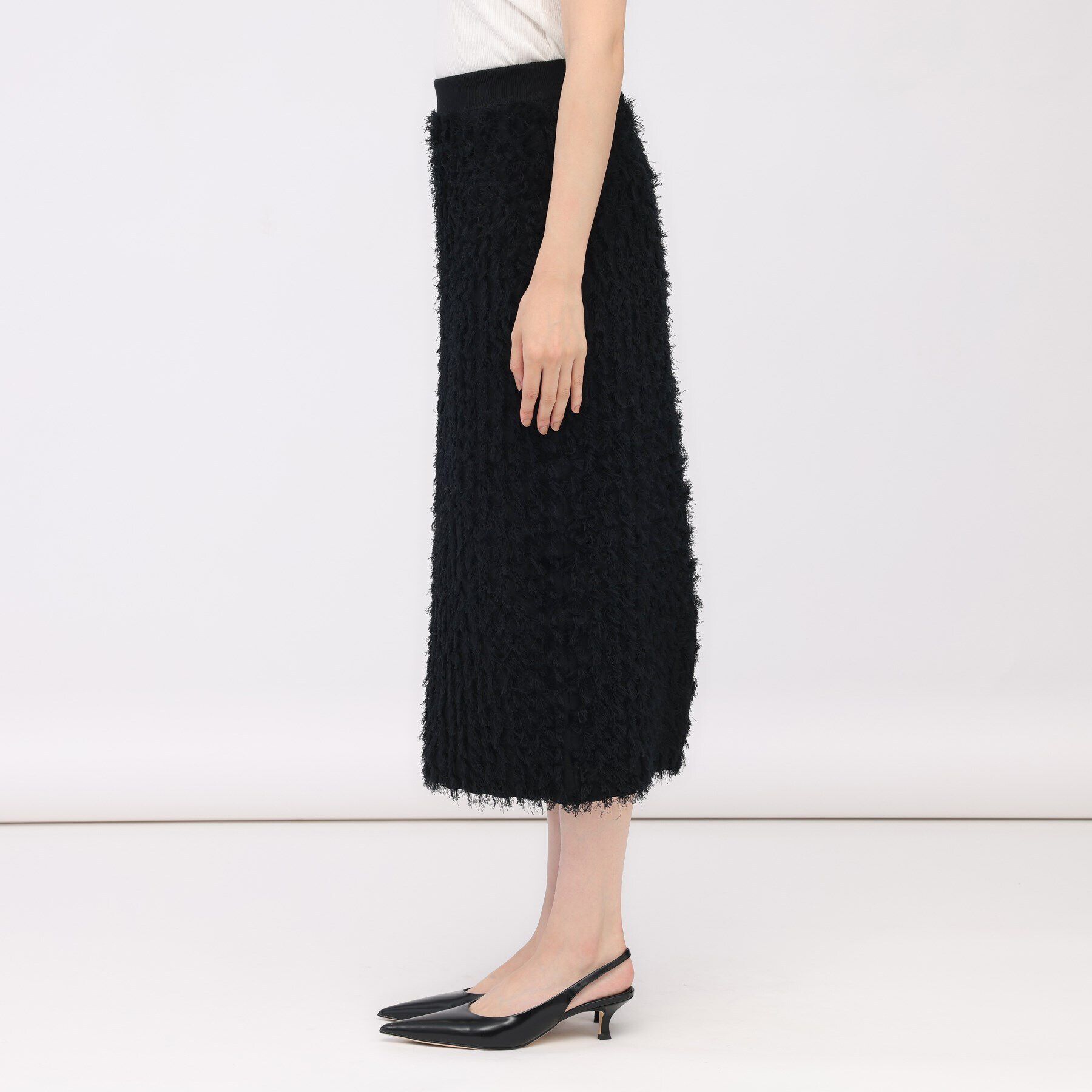 UNTITLED「【セットアップ可能】フリンジコットンスカート」|スカート|