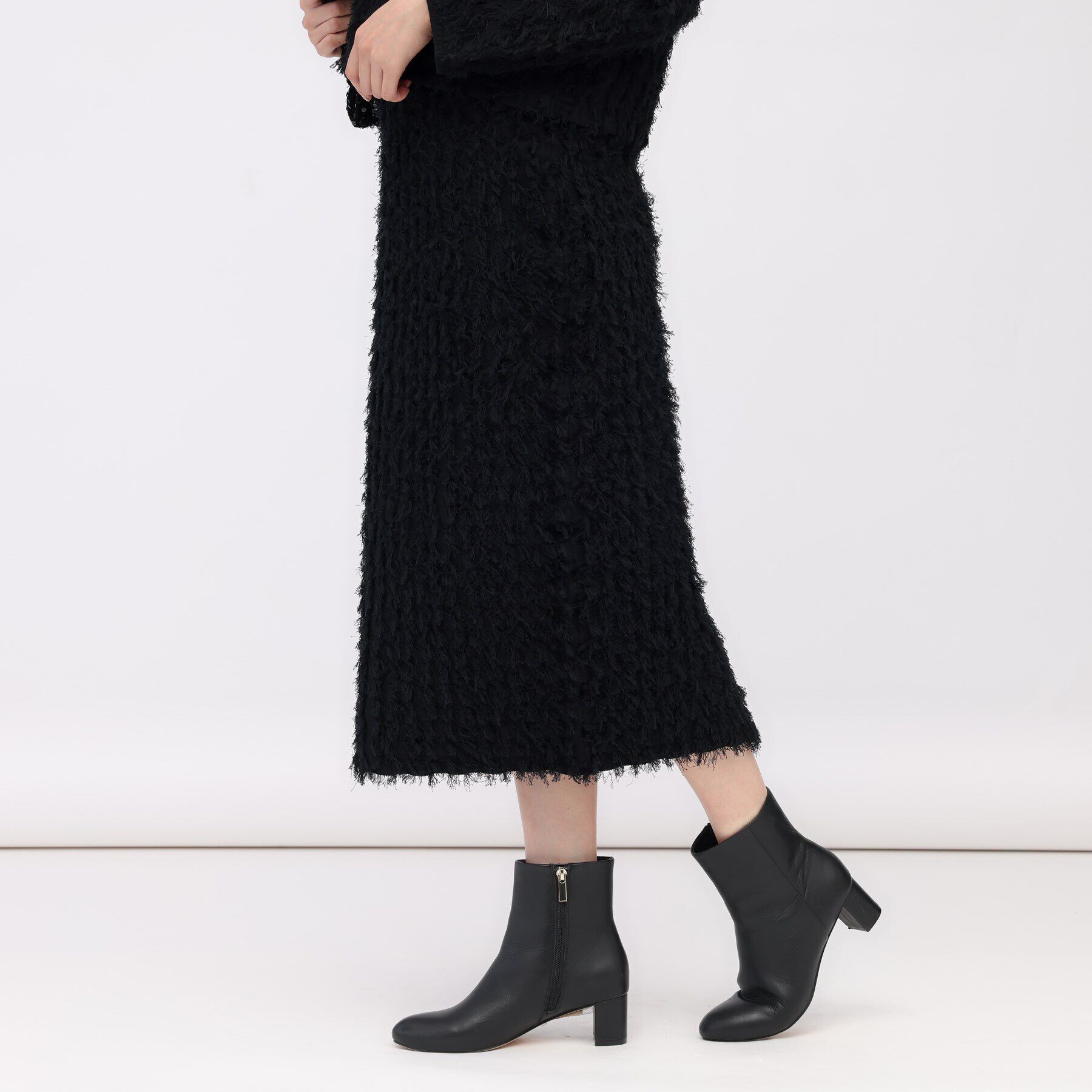 UNTITLED「【セットアップ可能】フリンジコットンスカート」|スカート|