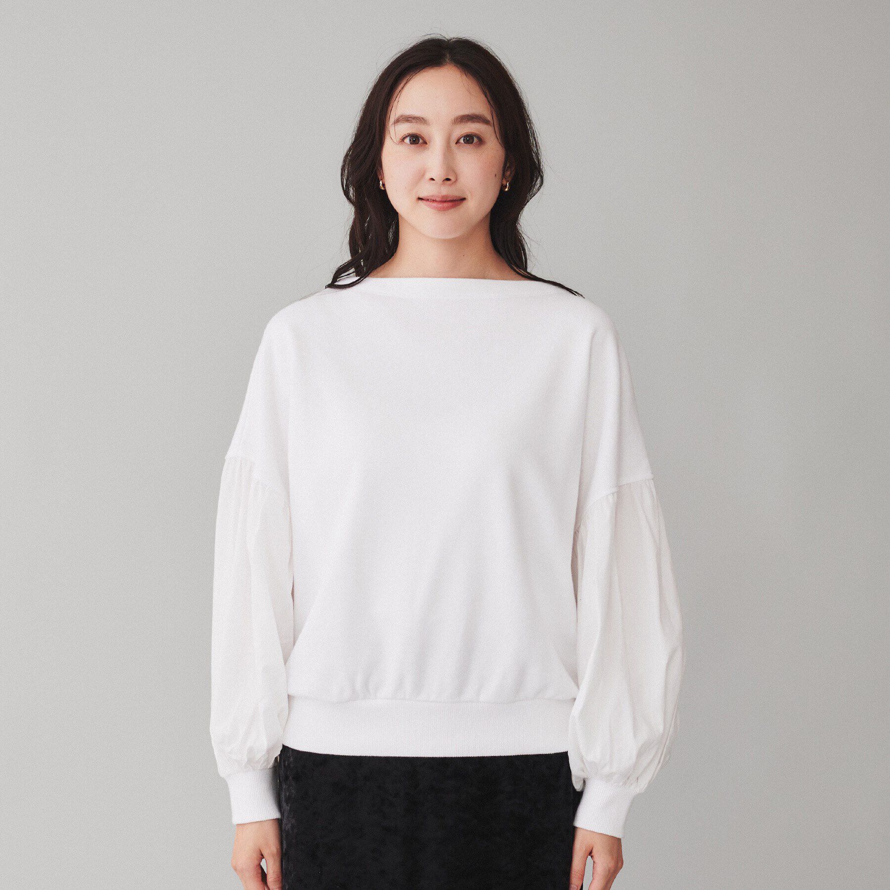 UNTITLED「【Munich】裏毛&times;ブロードバルーンスリーブトップス」|Tシャツ・カットソー|