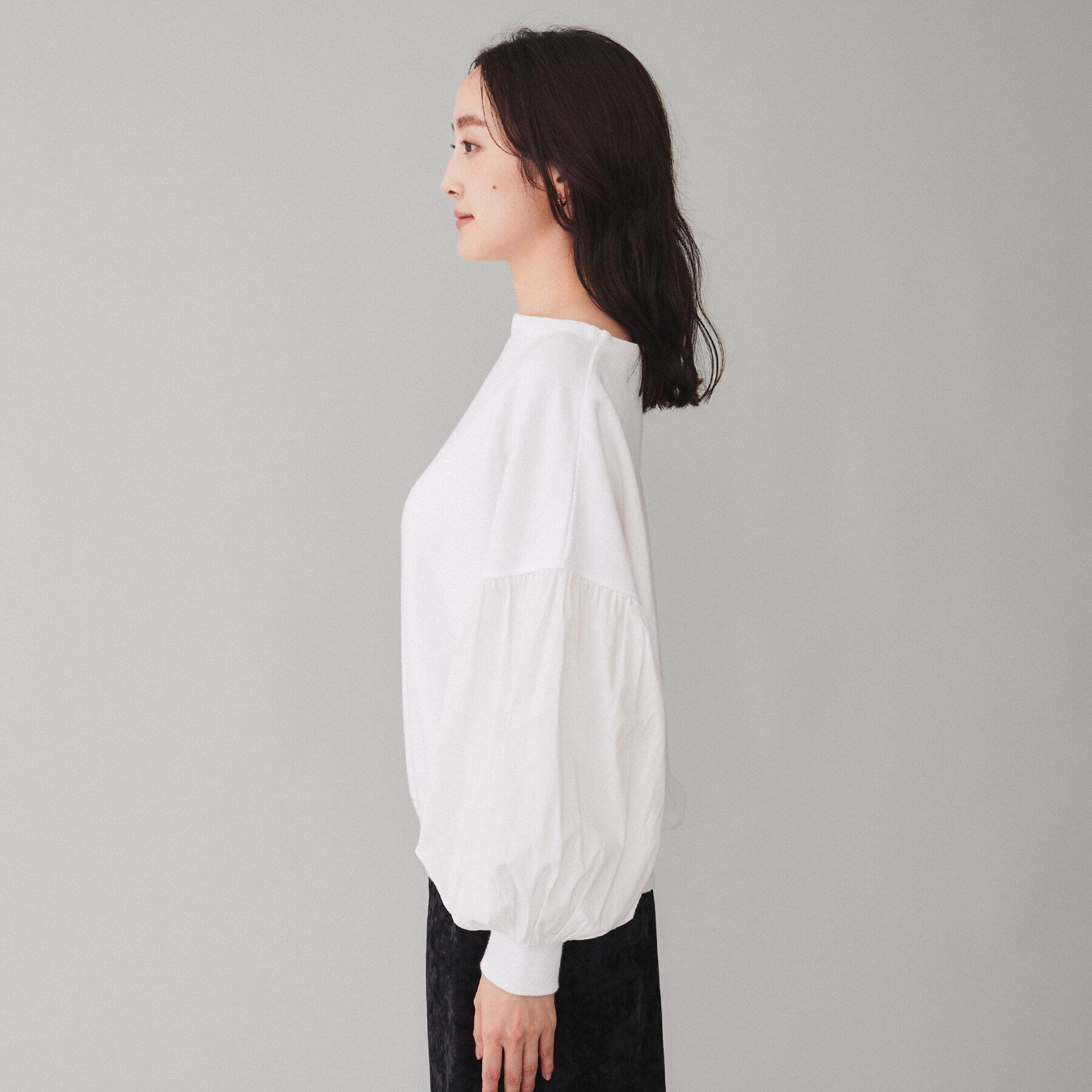 UNTITLED「【Munich】裏毛&times;ブロードバルーンスリーブトップス」|Tシャツ・カットソー|