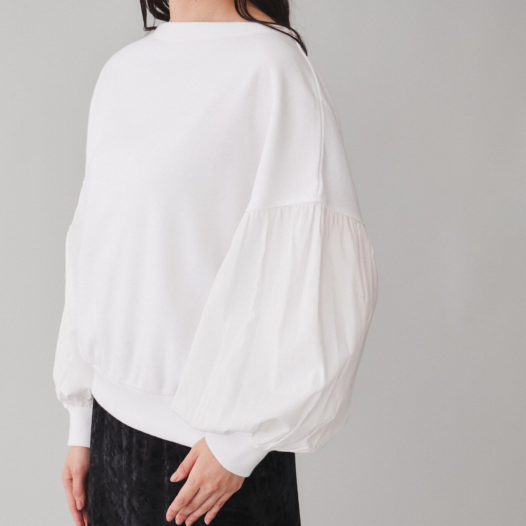 UNTITLED「【Munich】裏毛&times;ブロードバルーンスリーブトップス」|Tシャツ・カットソー|