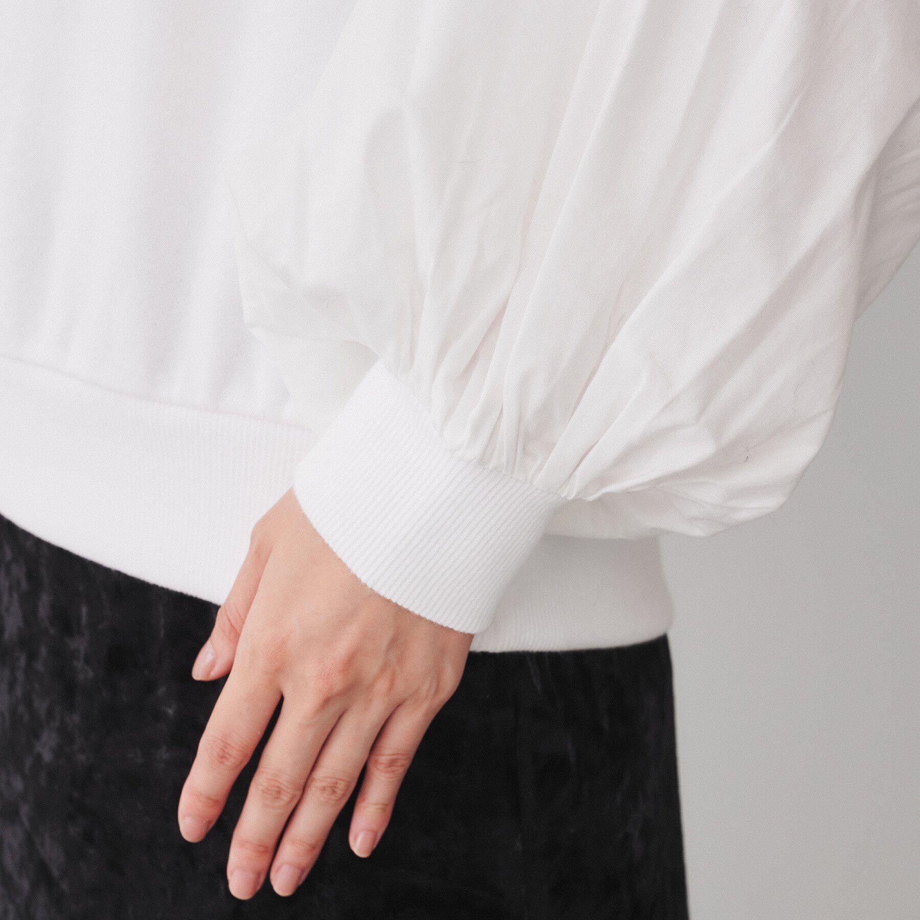 UNTITLED「【Munich】裏毛&times;ブロードバルーンスリーブトップス」|Tシャツ・カットソー|