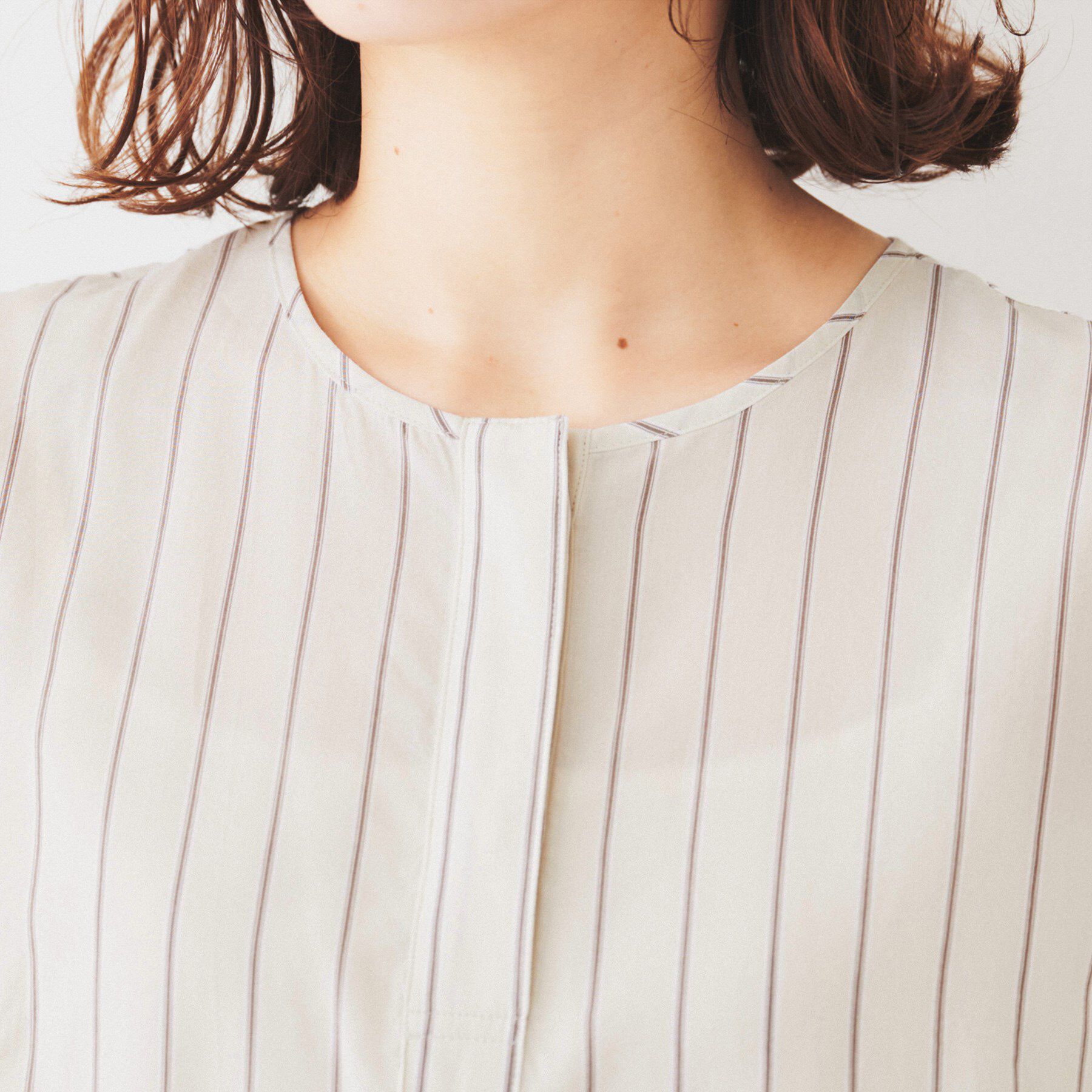 UNTITLED「【洗える/夏ワンピ】ストライプワンピース」|ワンピース|