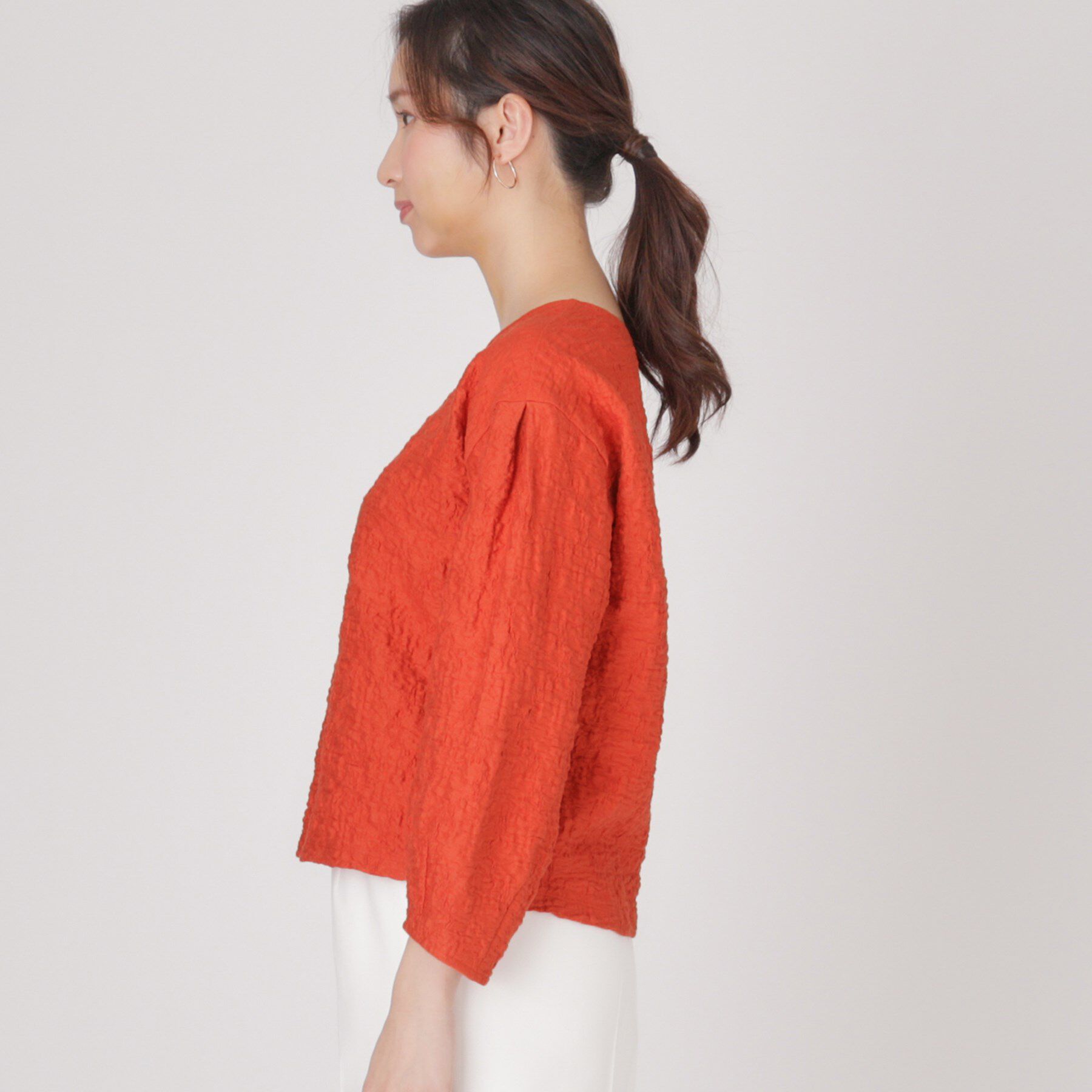 COUP DE CHANCE「【洗える】ジャージ素材プルオーバー」|Tシャツ・カットソー|