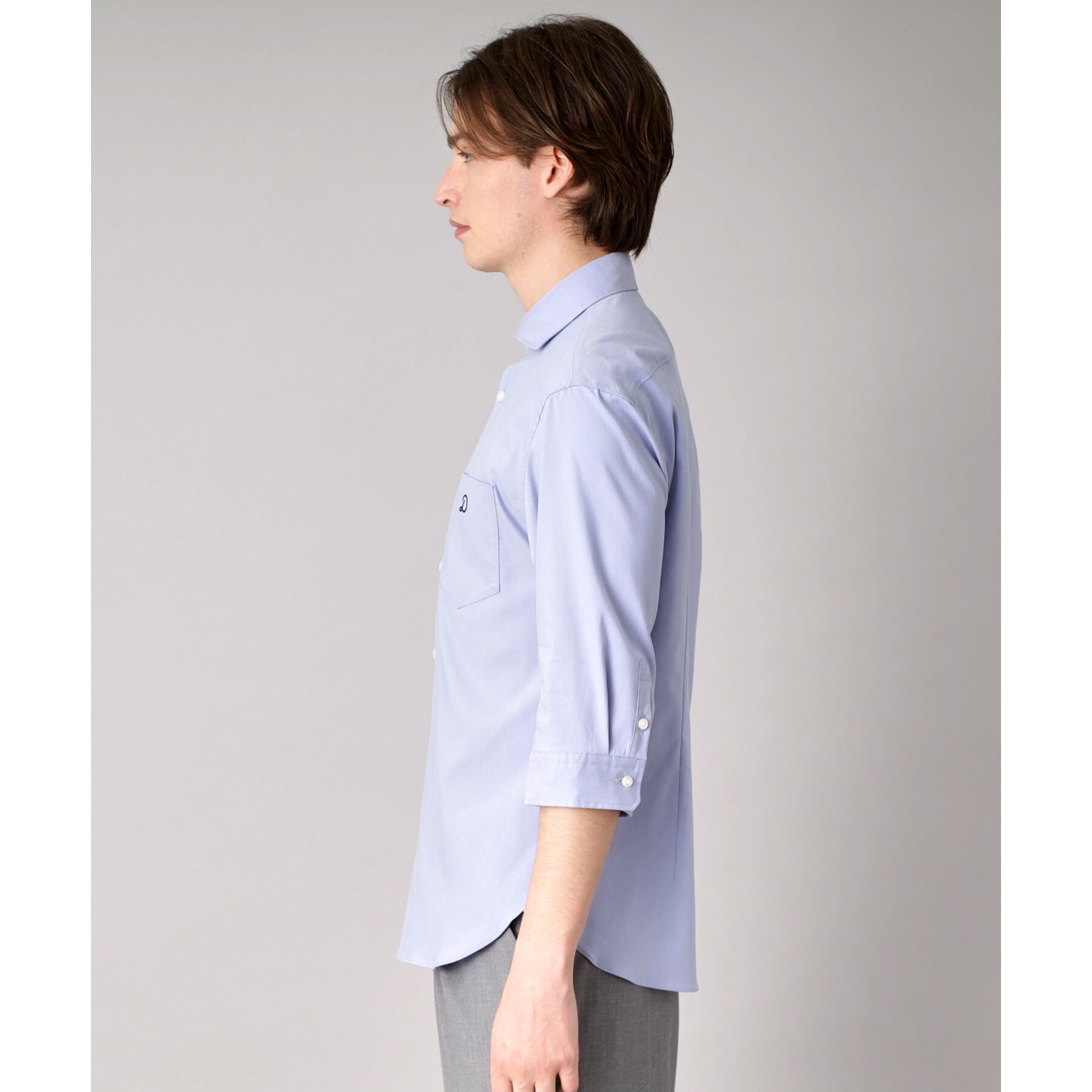 DRESSTERIOR「リネン混スリークオーターシャツ」|シャツ・ブラウス|