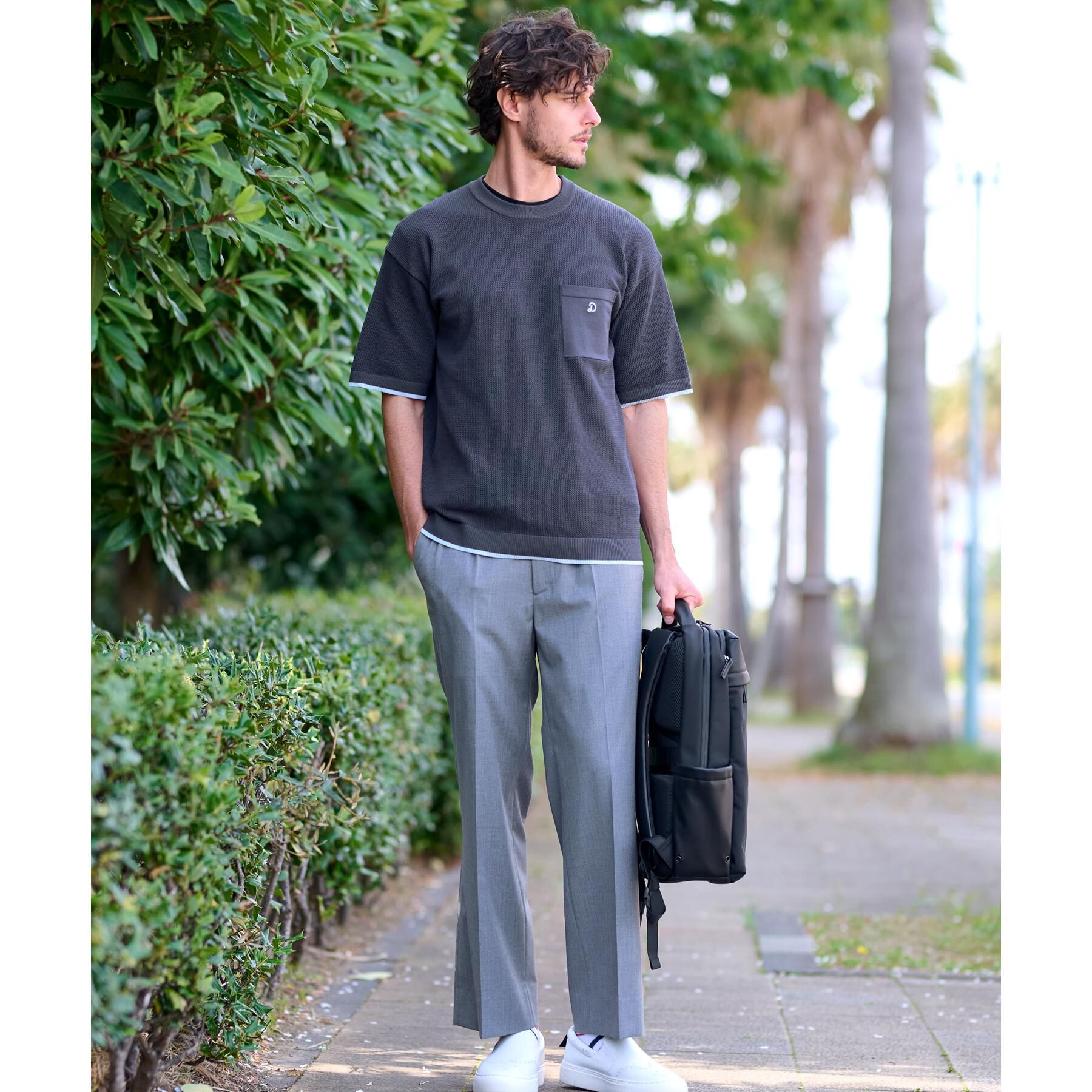 DRESSTERIOR「ドライメッシュニット」|ニット・セーター|