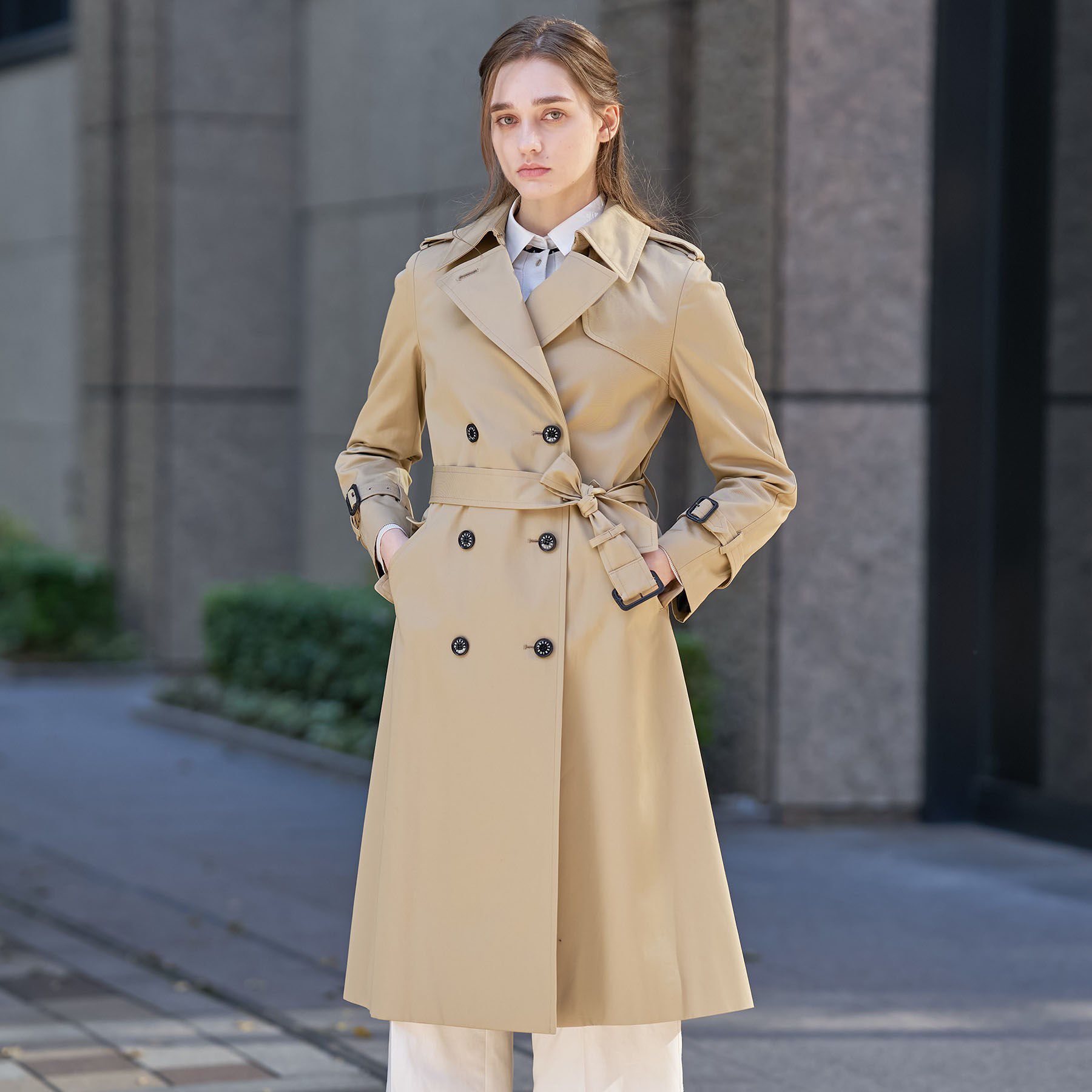 DRESSTERIOR「【撥水/透湿素材】コットンギャバジントレンチコート」|トレンチコート|