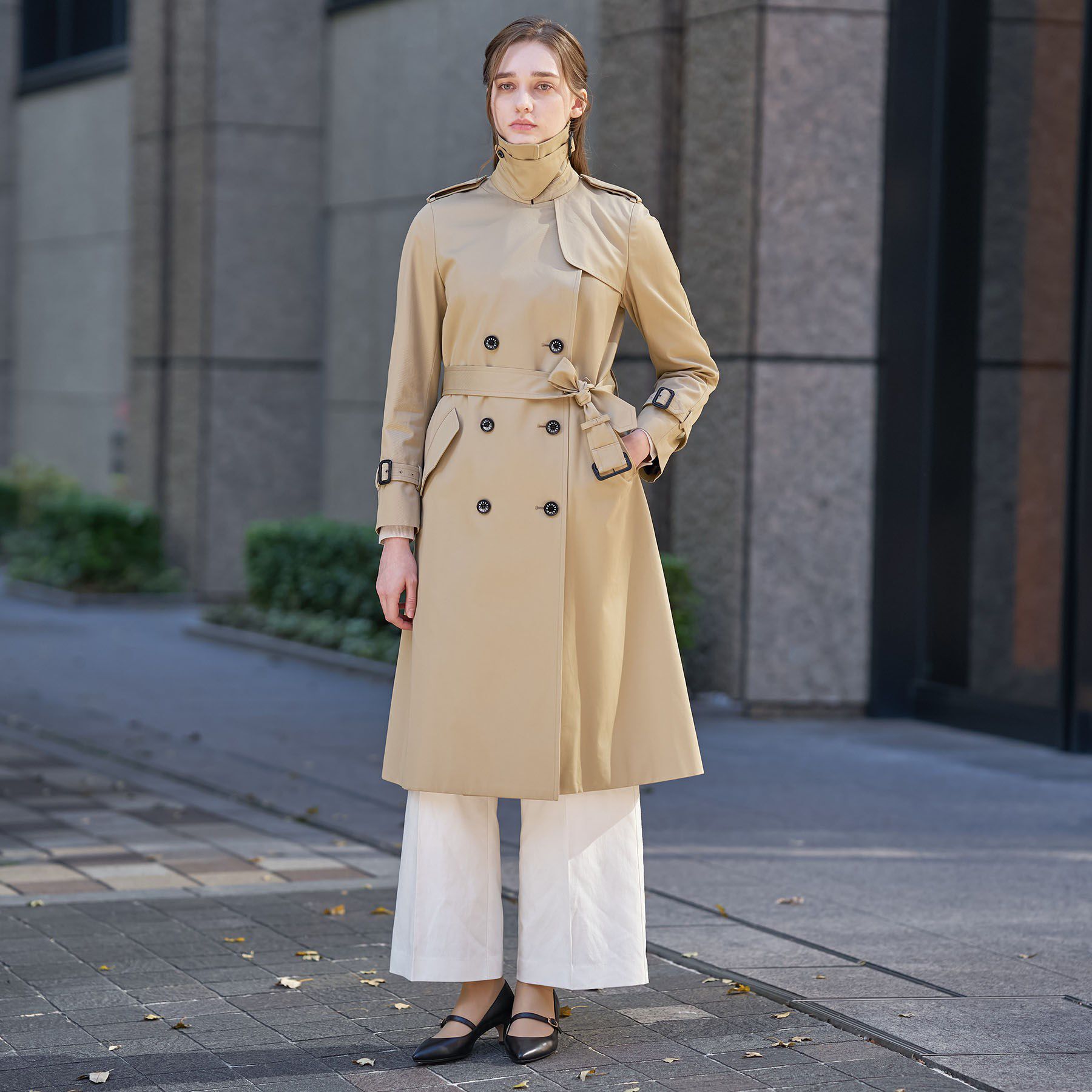 DRESSTERIOR「【撥水/透湿素材】コットンギャバジントレンチコート」|トレンチコート|