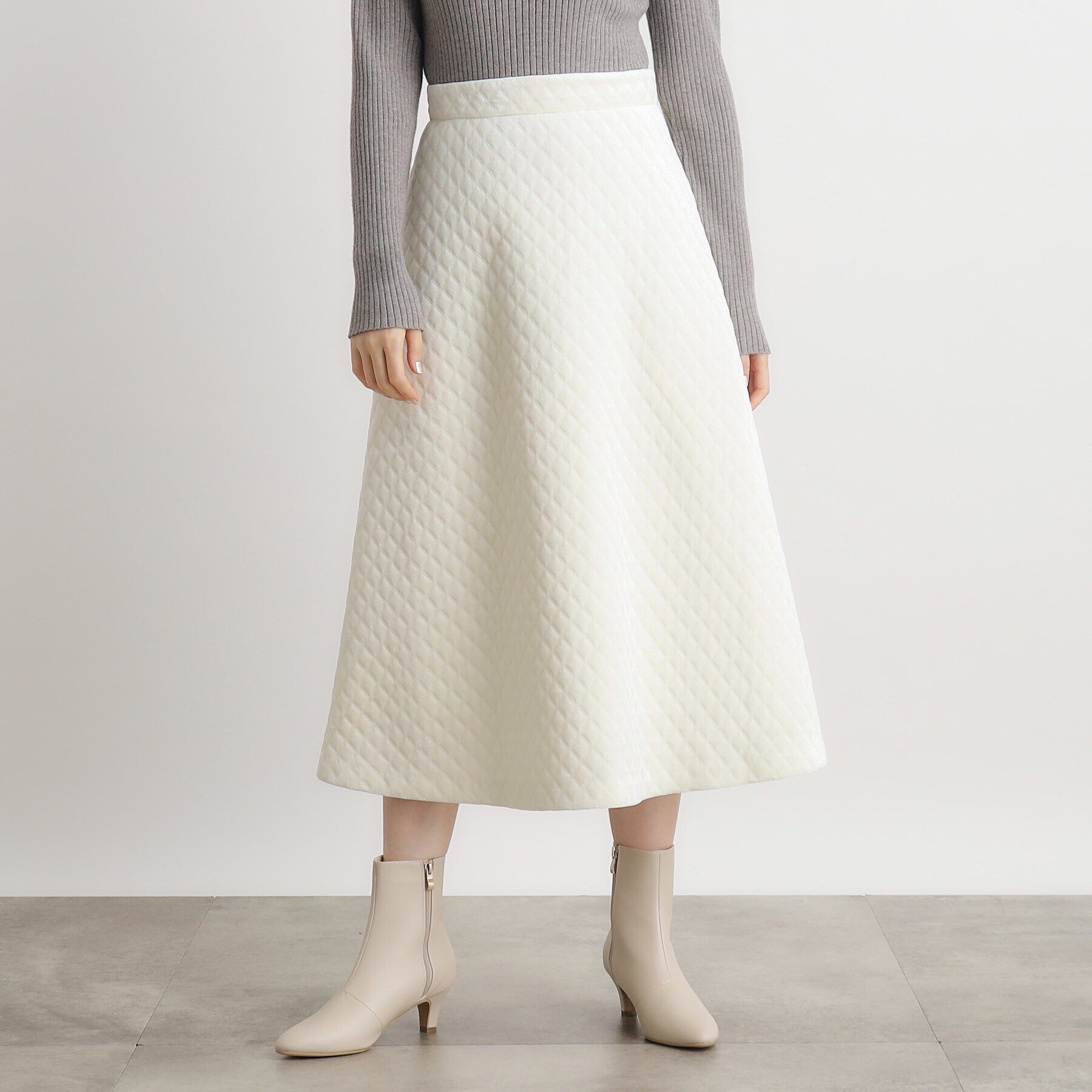 grove「ベロアエンボススカート」|スカート|