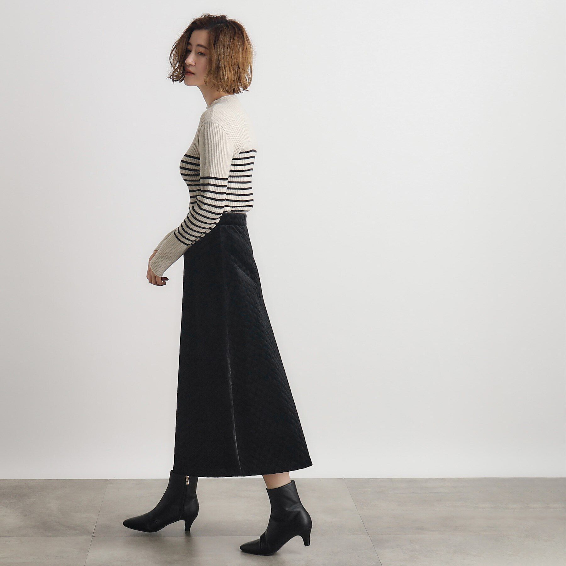 grove「ベロアエンボススカート」|スカート|