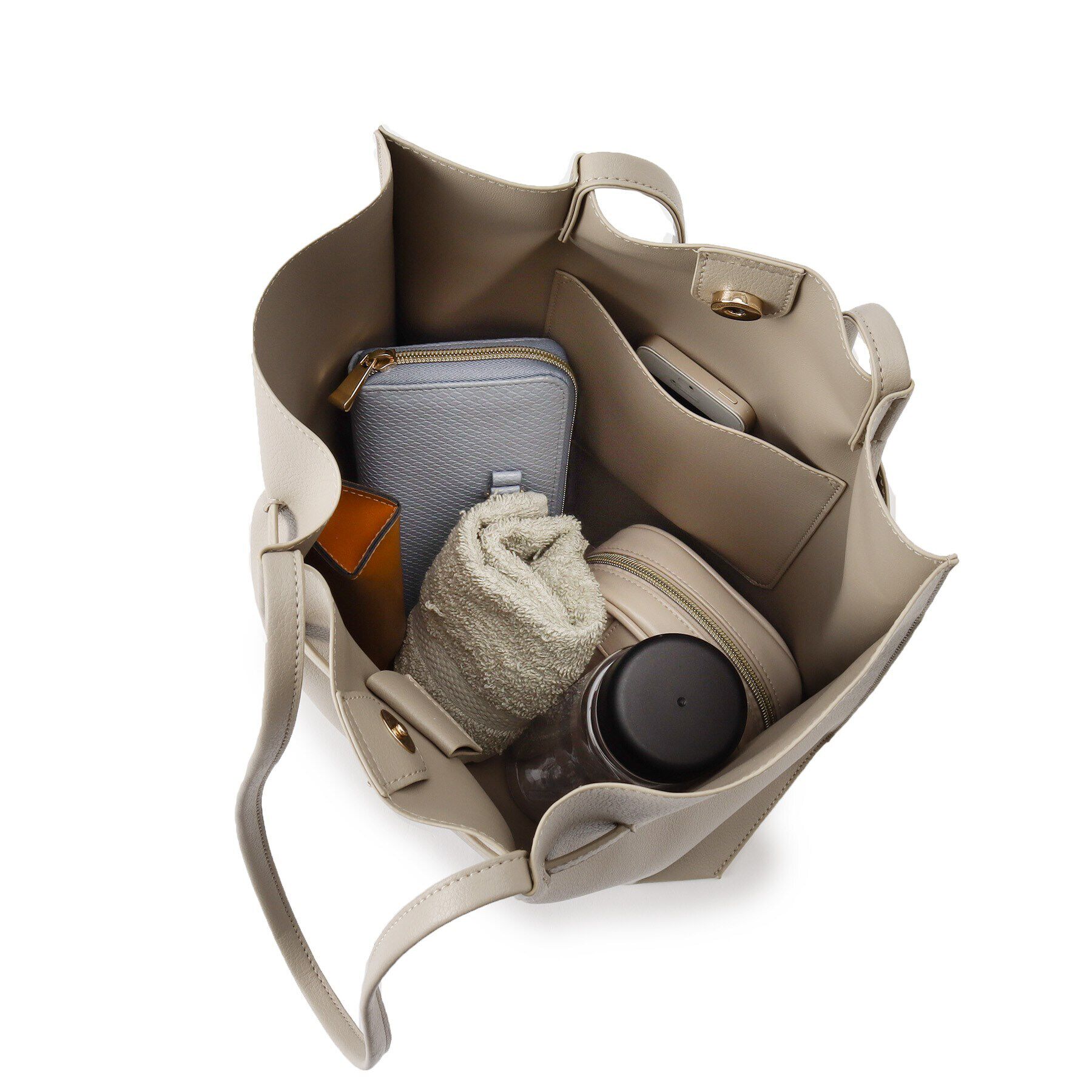 grove「【A4】ベルトタックハンドルトート」|トートバッグ|