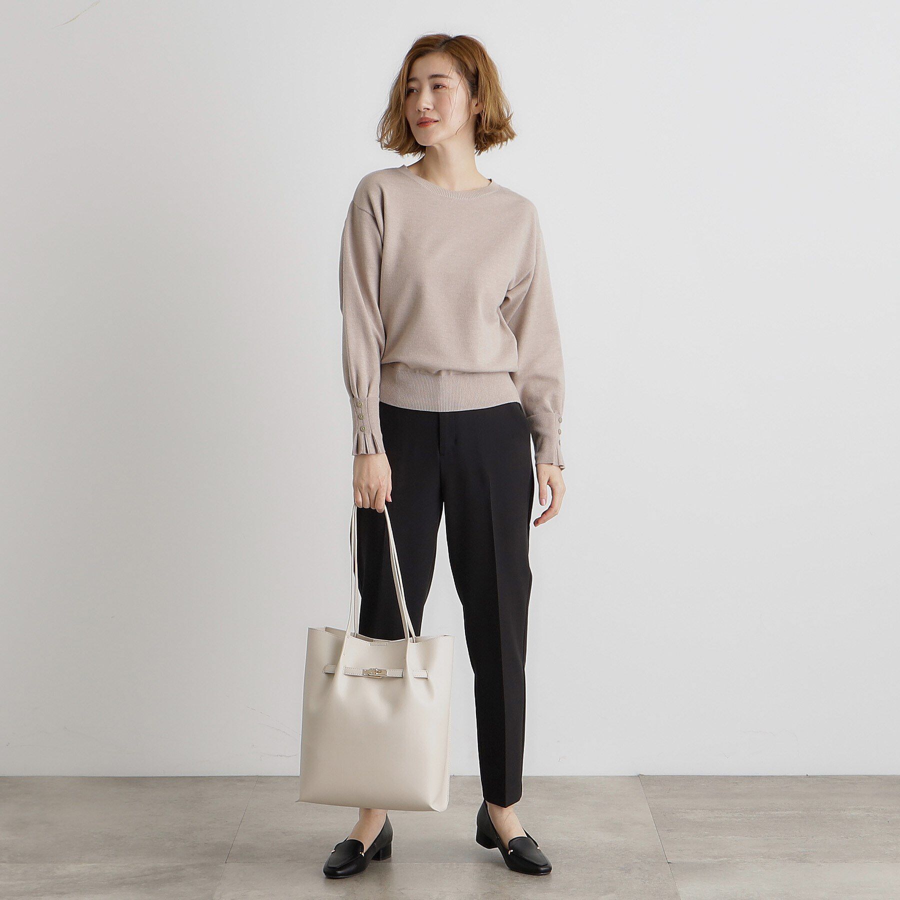 grove「【A4】ベルトタックハンドルトート」|トートバッグ|