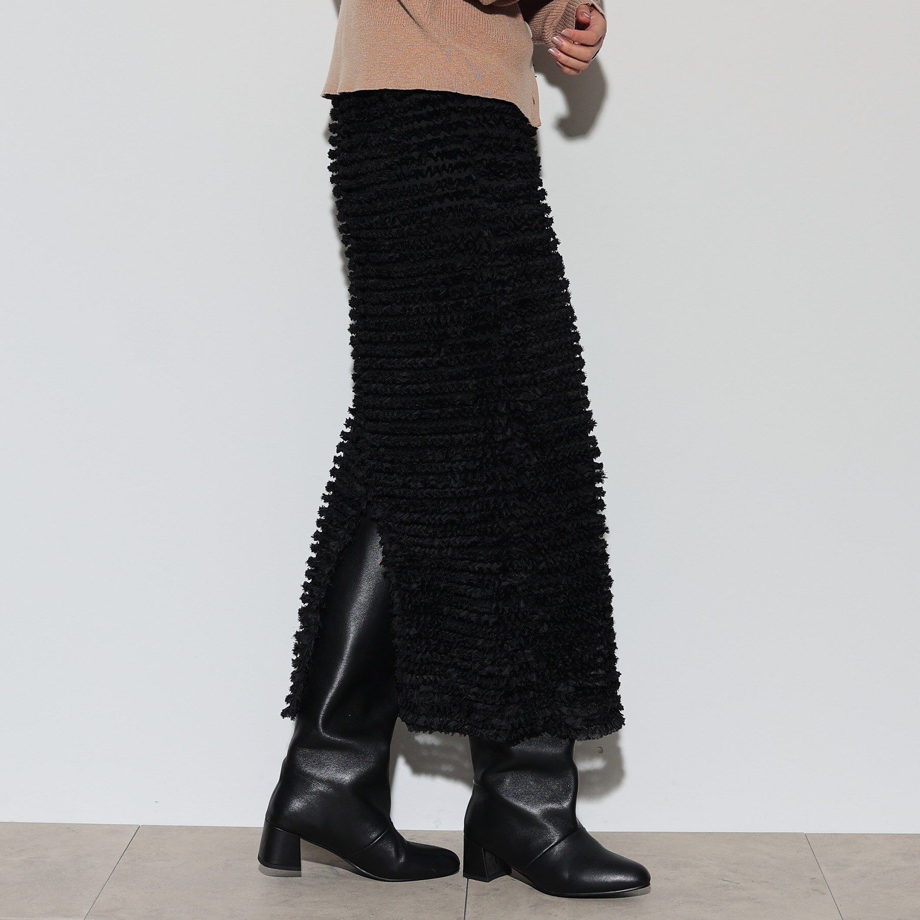 GALLEST「チュールシフォンナロースカート」|スカート|