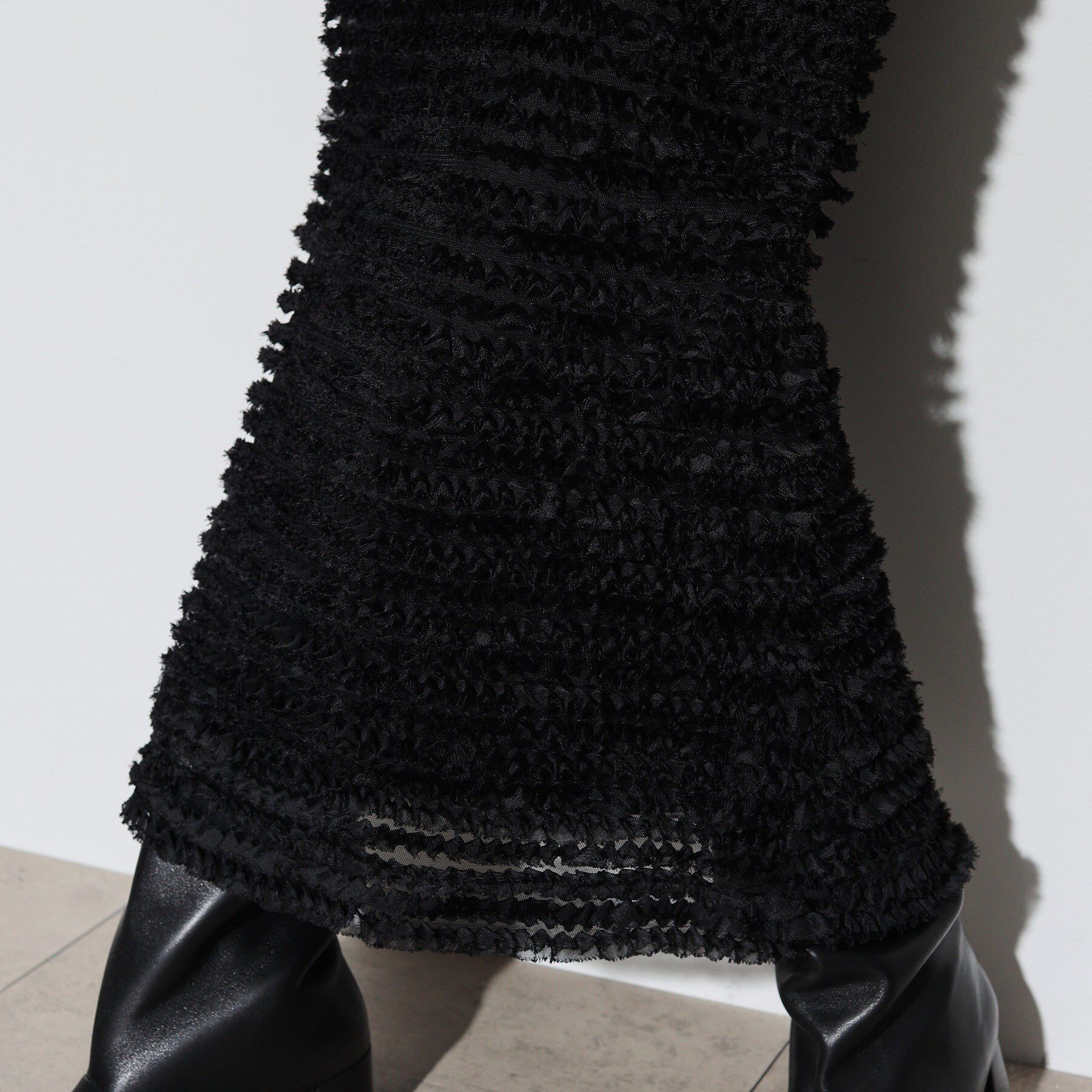 GALLEST「チュールシフォンナロースカート」|スカート|