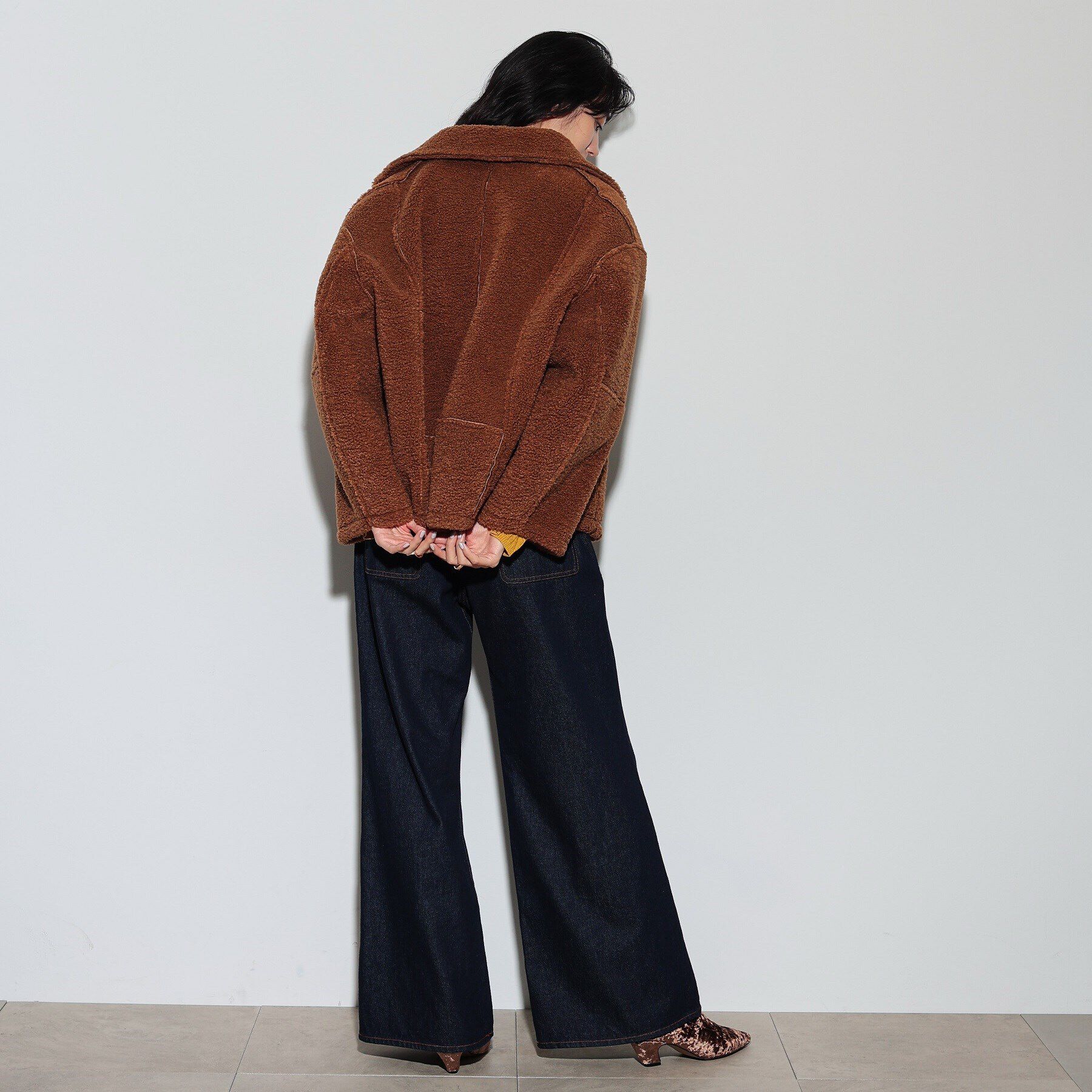 GALLEST「【WEB限定】リバーシブルムートン調ブルゾン」|ブルゾン・スタジャン|