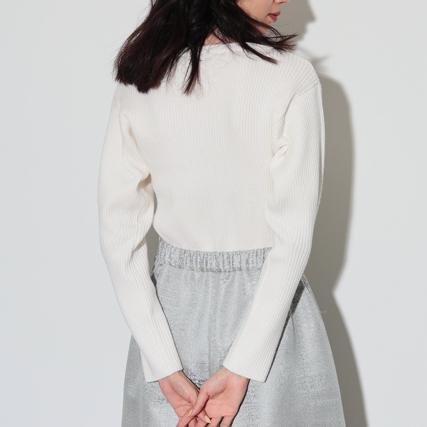 GALLEST「クルーネックコンパクトニット」|ニット・セーター|