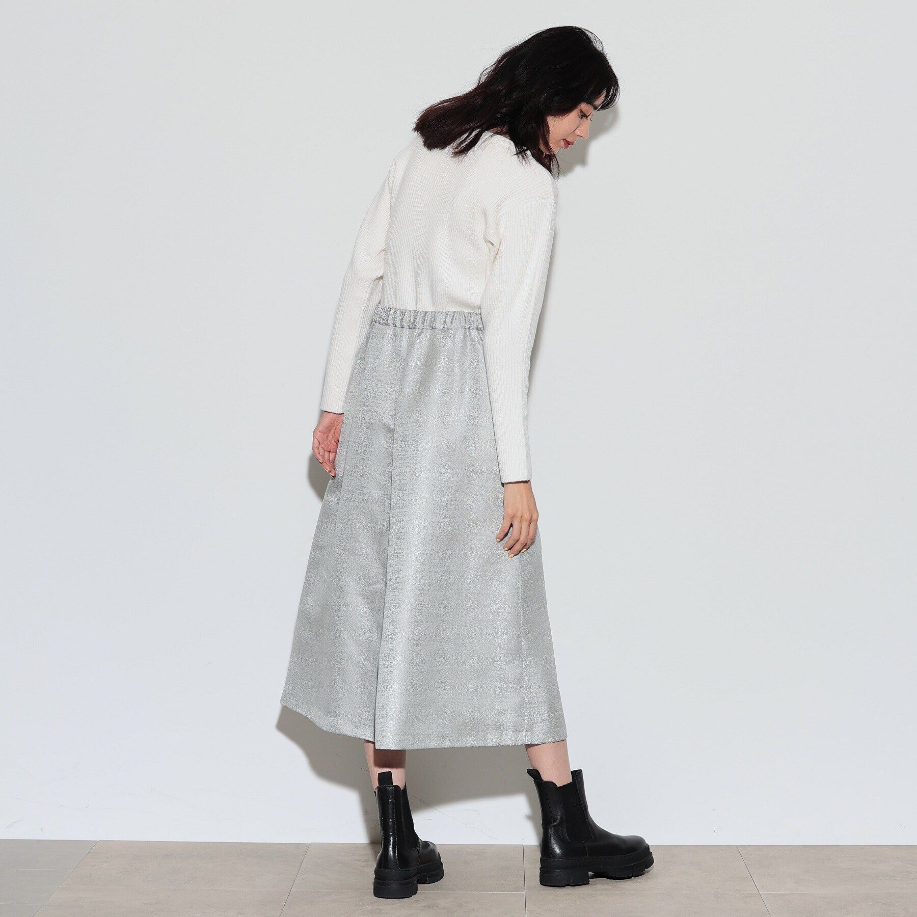 GALLEST「クルーネックコンパクトニット」|ニット・セーター|