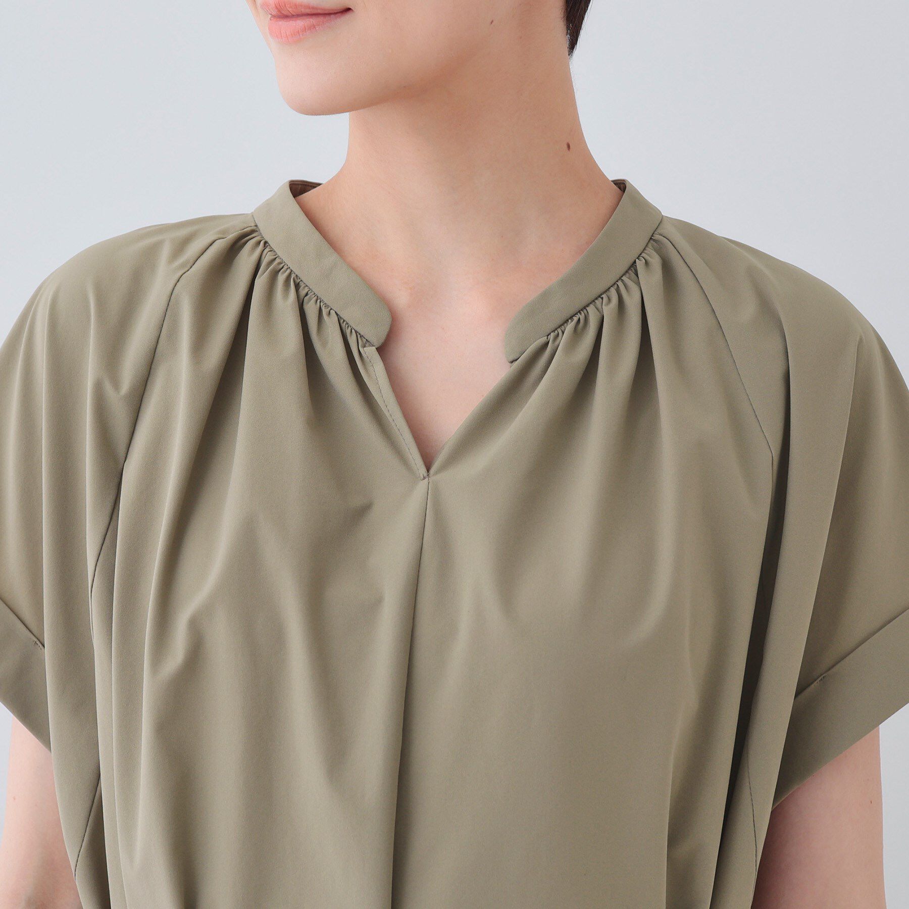 INDIVI「【通気性◎撥水／UV／接触冷感】アクティブワンピース」|ワンピース|