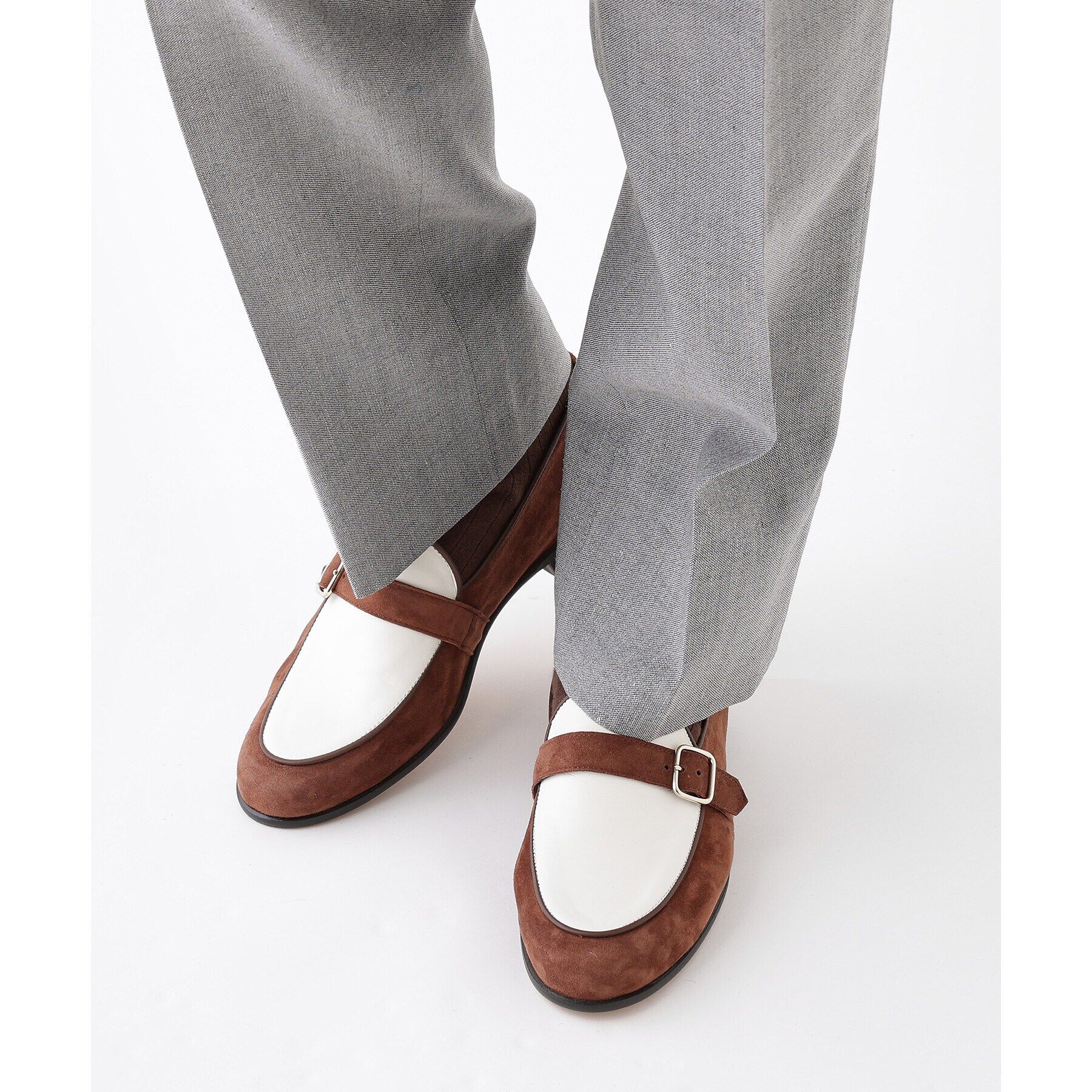 TAKEO KIKUCHI「【THE FLAGSHIP】ゴードスエード スリッポン ローファー」|ビジネス・ドレスシューズ|