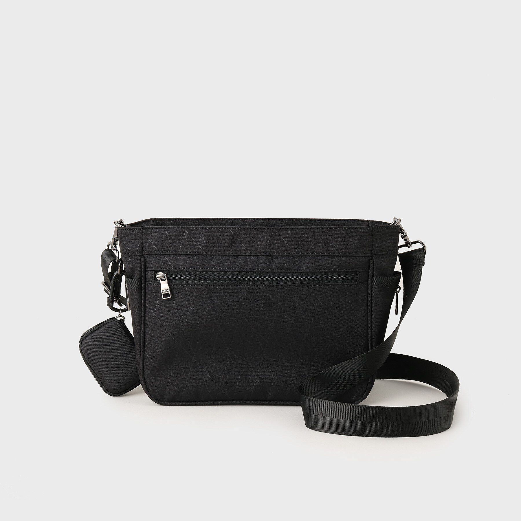 TAKEO KIKUCHI「【多機能・軽量】NEWシャドーライン ショルダーバッグ」|ショルダー・メッセンジャー|ブラック(019)