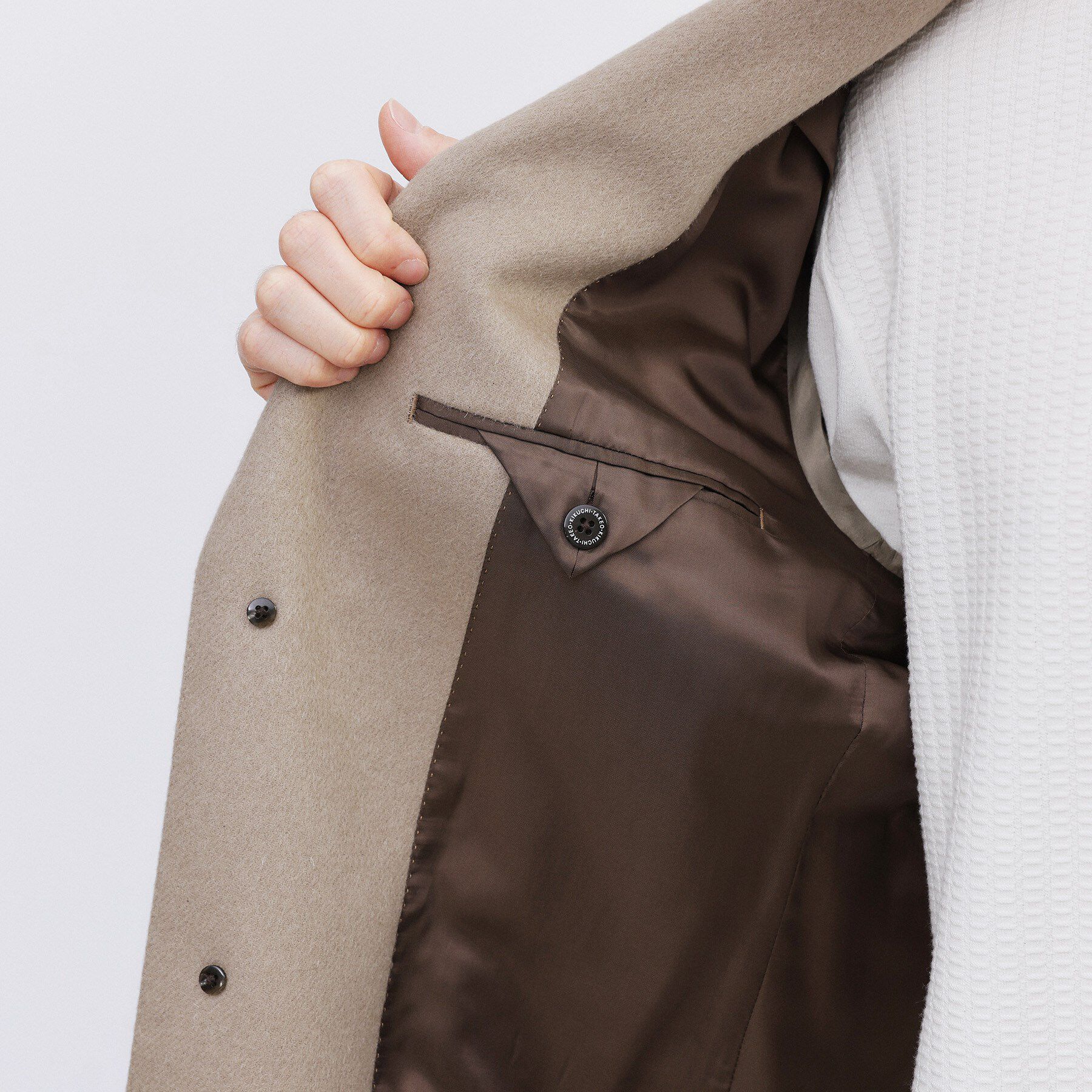 TAKEO KIKUCHI「カシミヤブレンド ビーバー調チェスターコート」|その他|