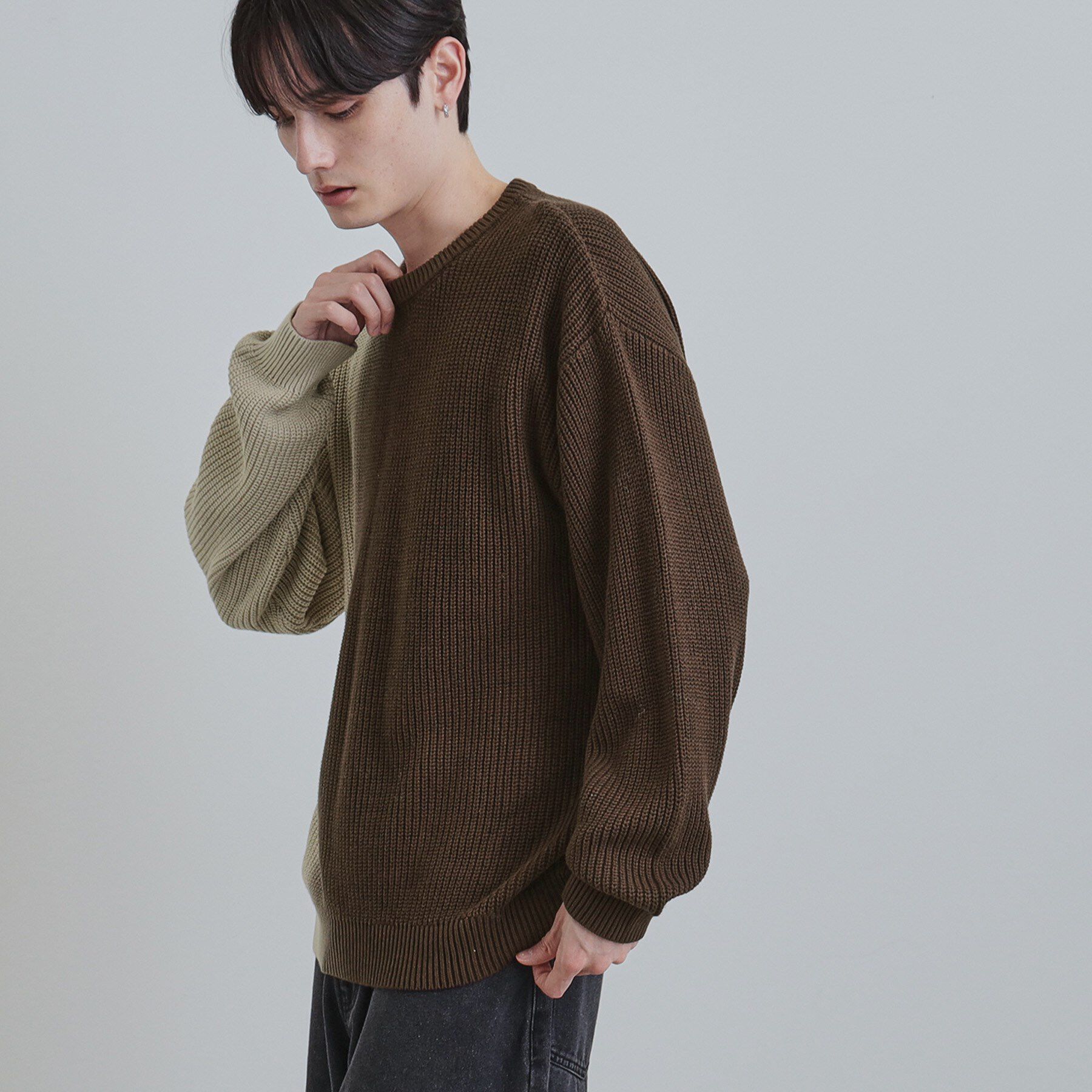 tk.TAKEO KIKUCHI「グラデダイニットプルオーバー」|ニット・セーター|
