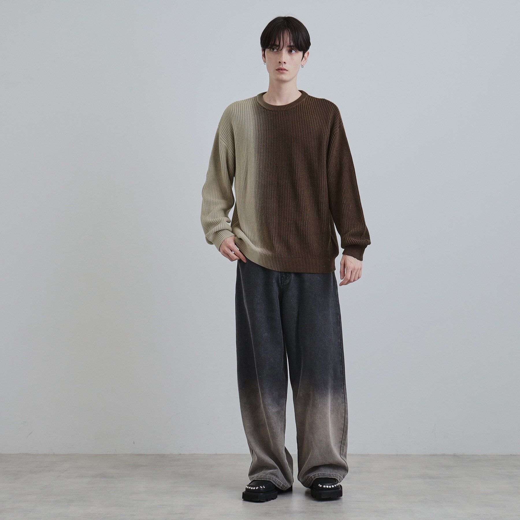 tk.TAKEO KIKUCHI「グラデダイニットプルオーバー」|ニット・セーター|