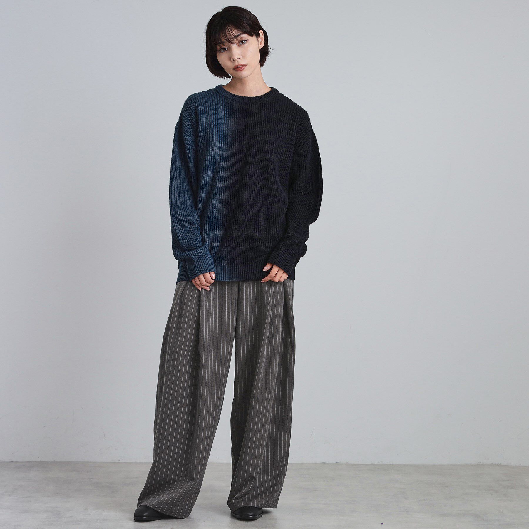 tk.TAKEO KIKUCHI「グラデダイニットプルオーバー」|ニット・セーター|