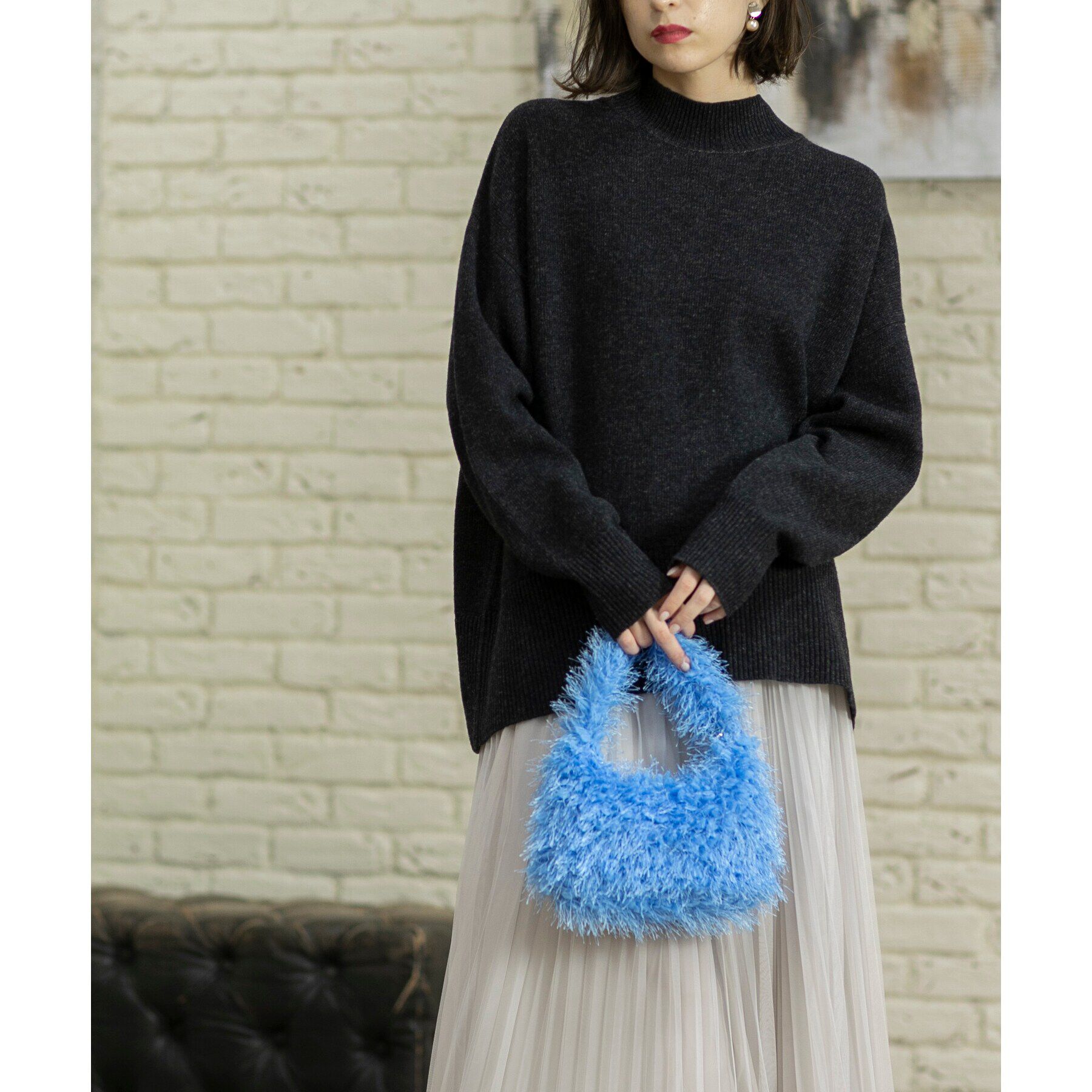 OPAQUE.CLIP「【2WAY】フリンジワンハンドルバッグ」|ハンドバッグ|