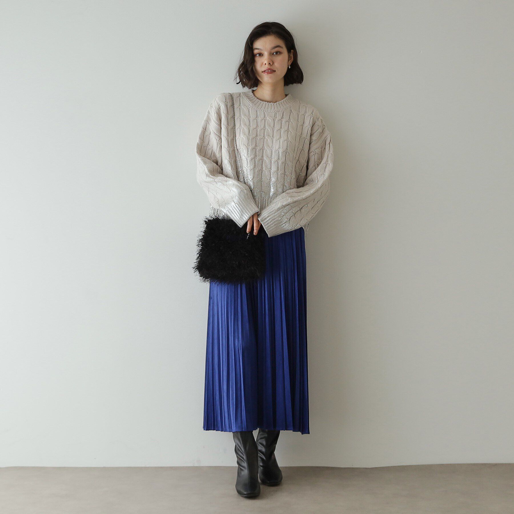 OPAQUE.CLIP「【2WAY】フリンジワンハンドルバッグ」|ハンドバッグ|