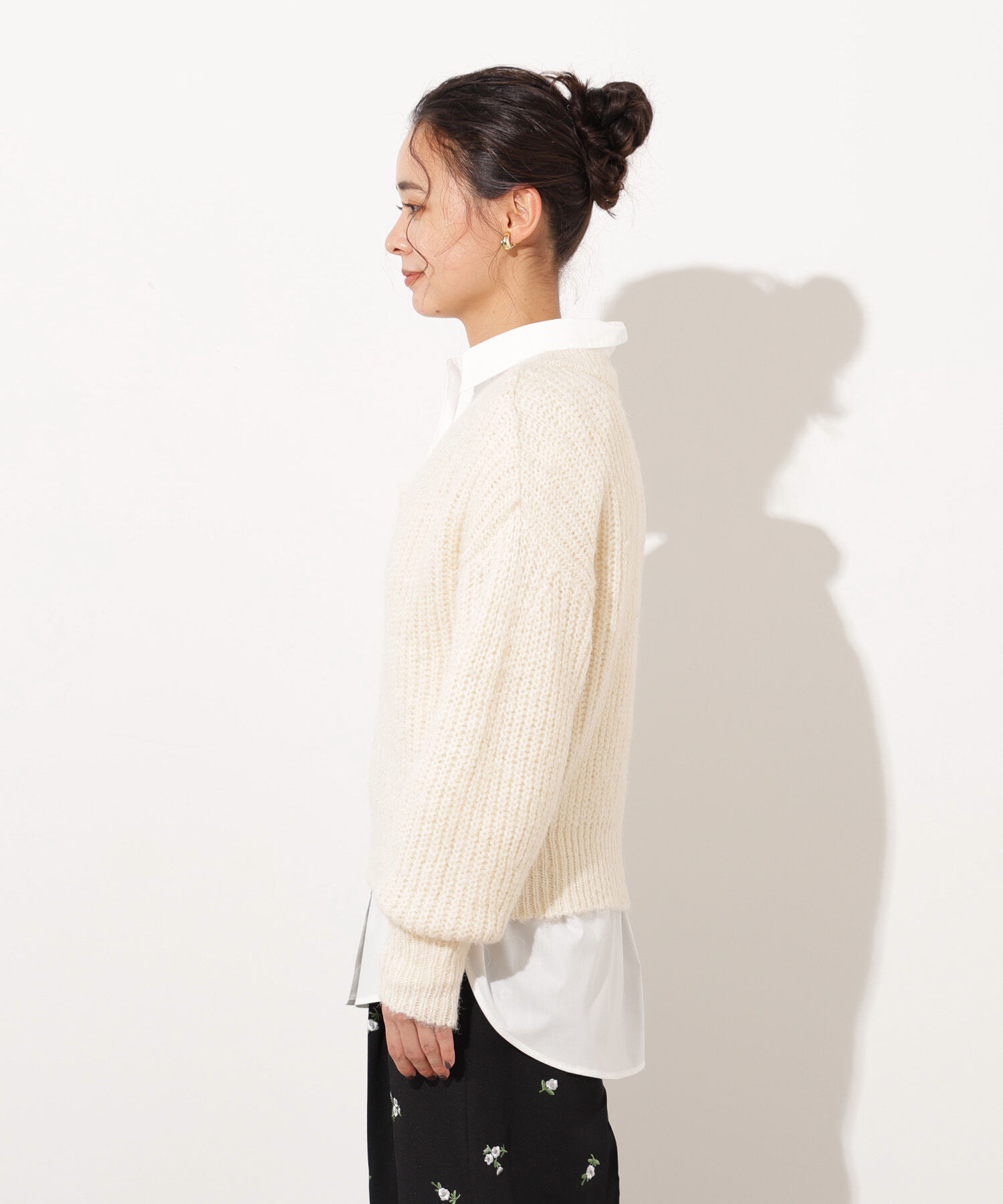  「Vネックオーバーニット」|ニット・セーター|