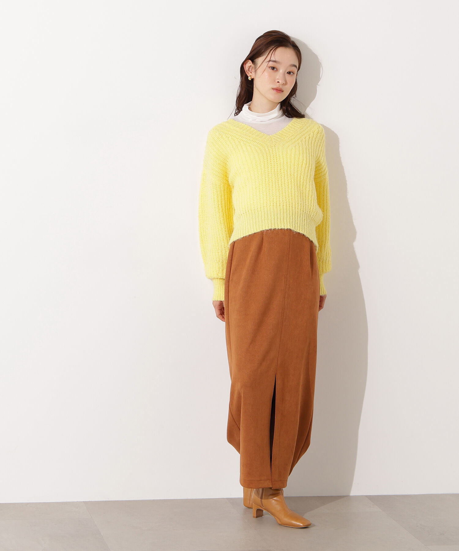  「Vネックオーバーニット」|ニット・セーター|