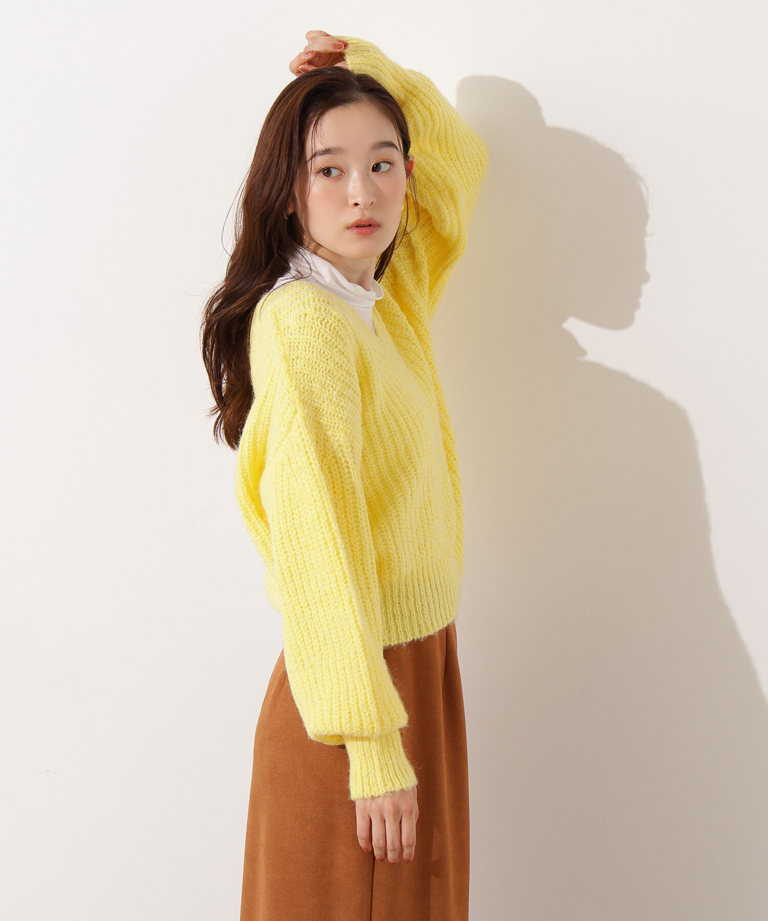  「Vネックオーバーニット」|ニット・セーター|