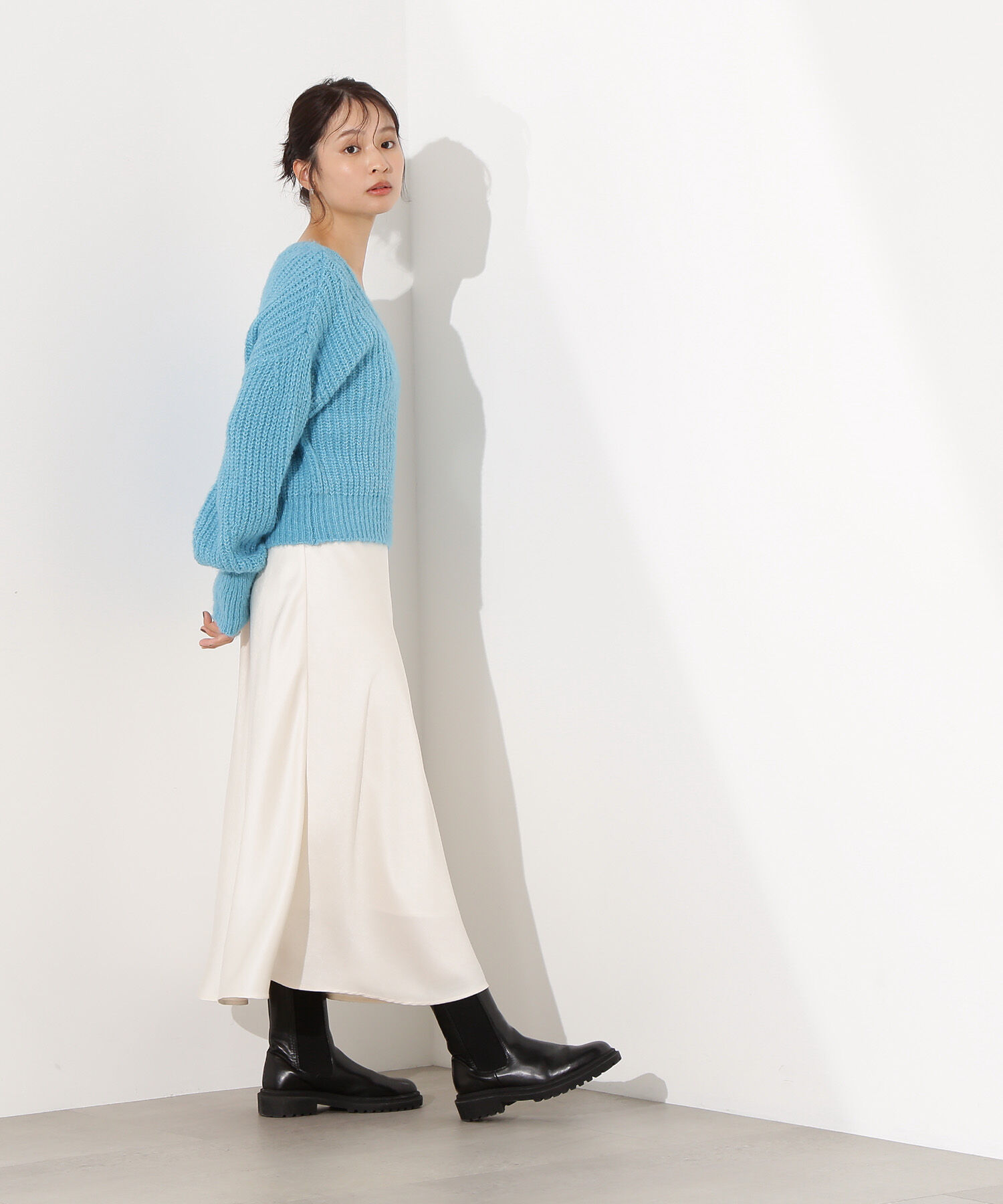  「Vネックオーバーニット」|ニット・セーター|