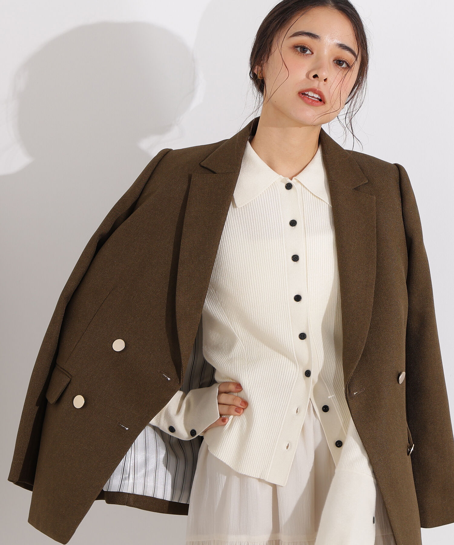  「ダブルブレストテーラードジャケット」|その他|