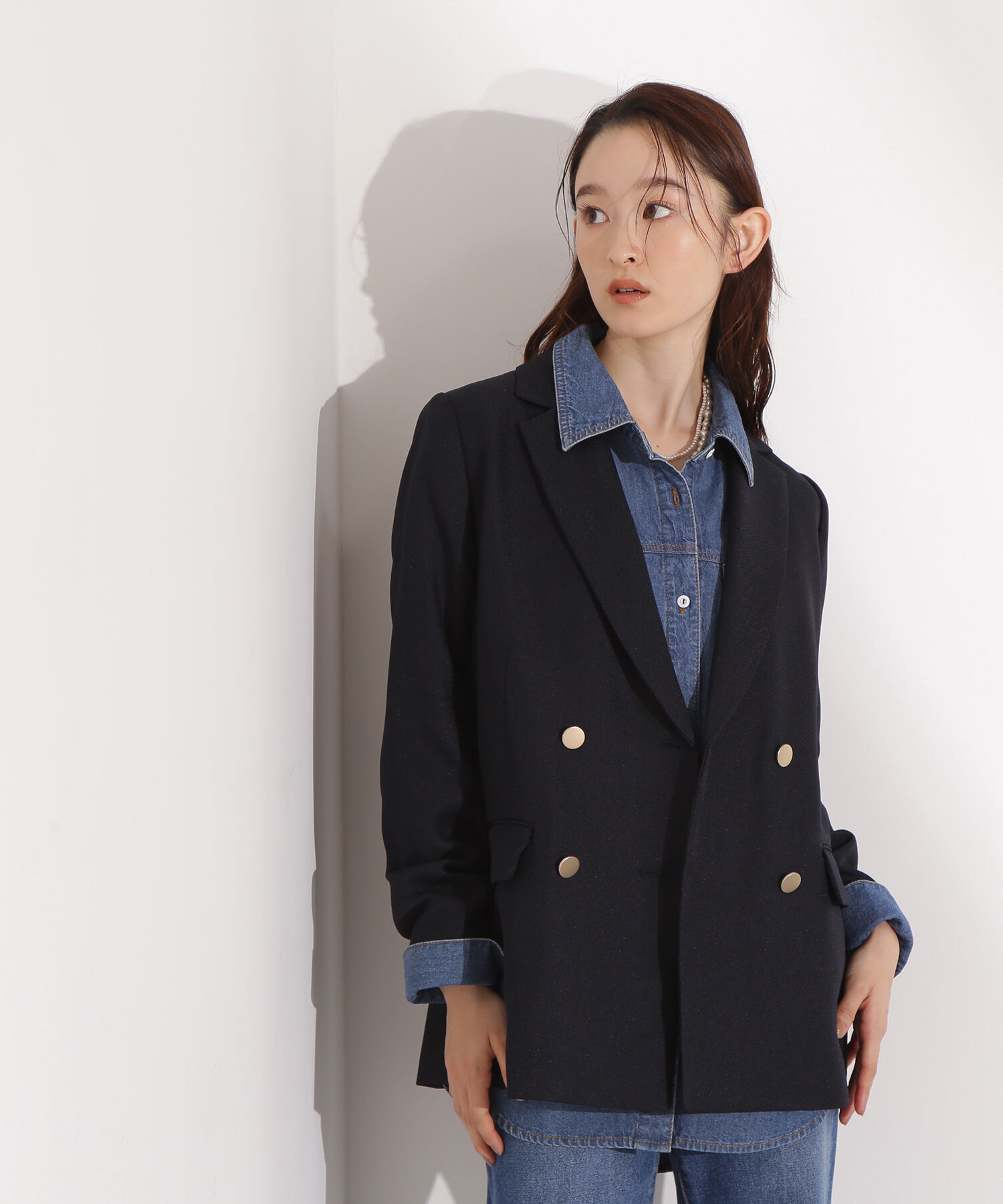  「ダブルブレストテーラードジャケット」|その他|