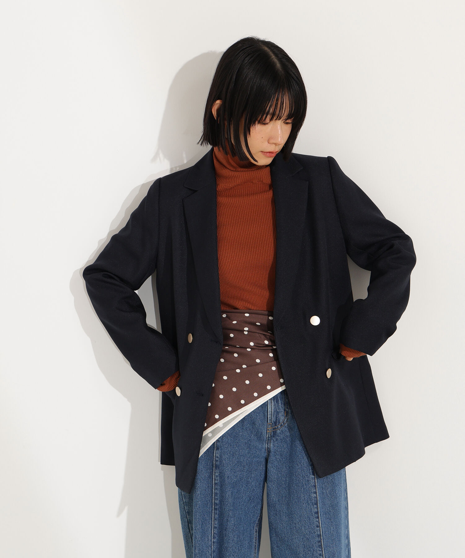  「ダブルブレストテーラードジャケット」|その他|
