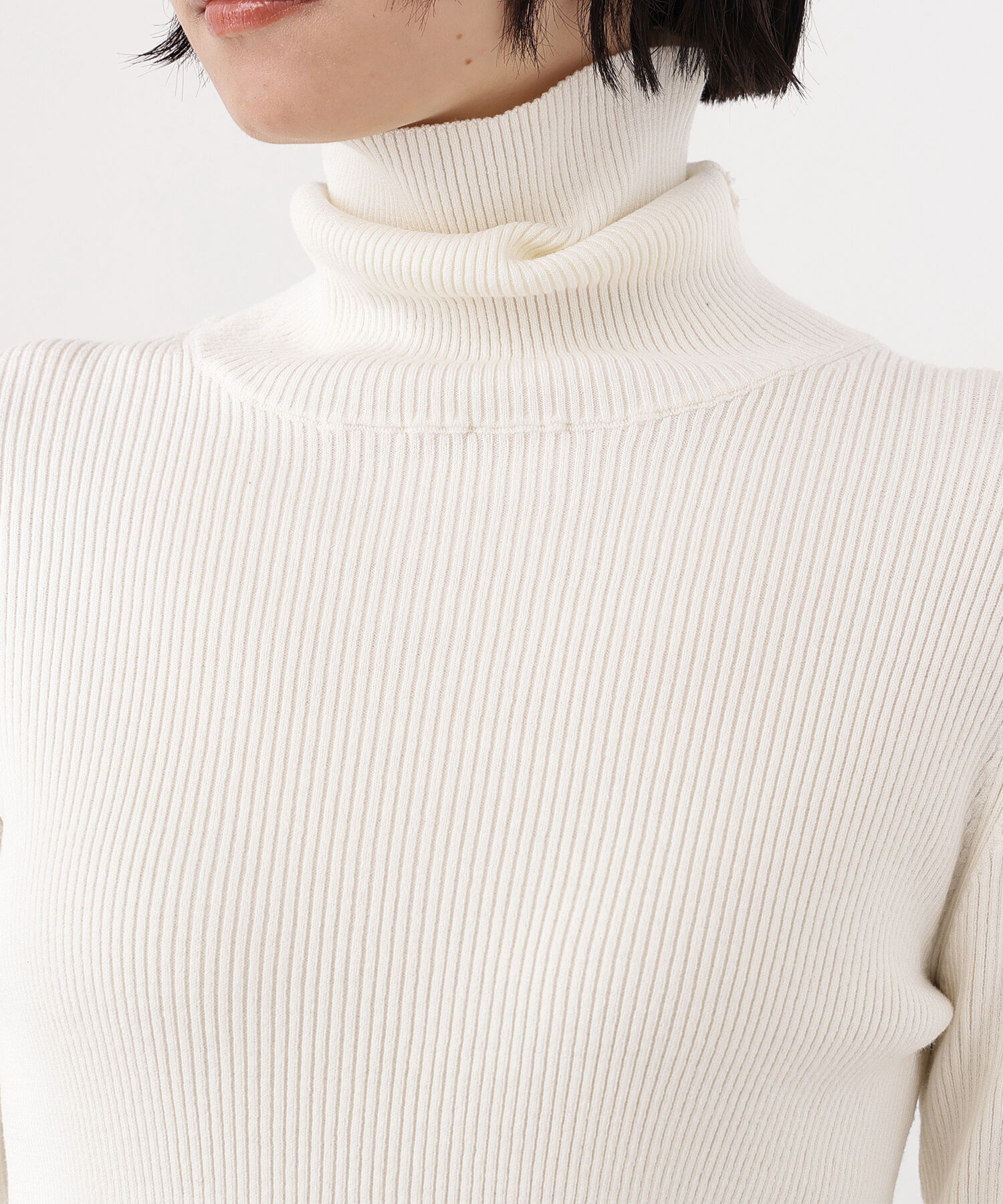  「ベーシックタートルネックニット」|ニット・セーター|