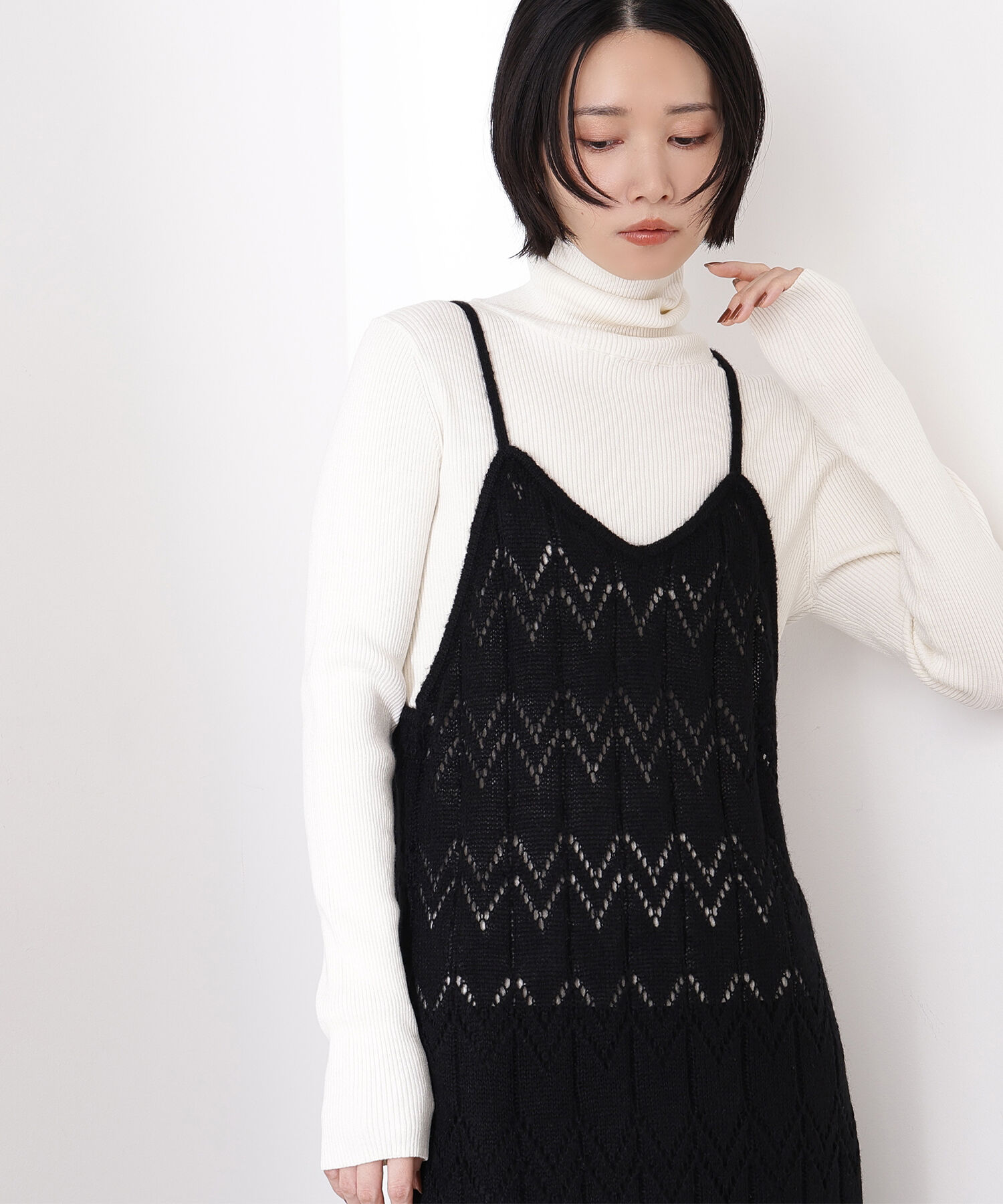  「ベーシックタートルネックニット」|ニット・セーター|