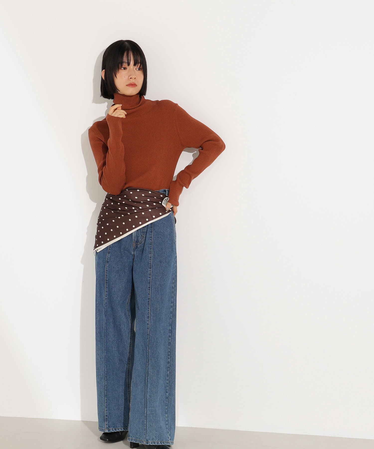  「ベーシックタートルネックニット」|ニット・セーター|